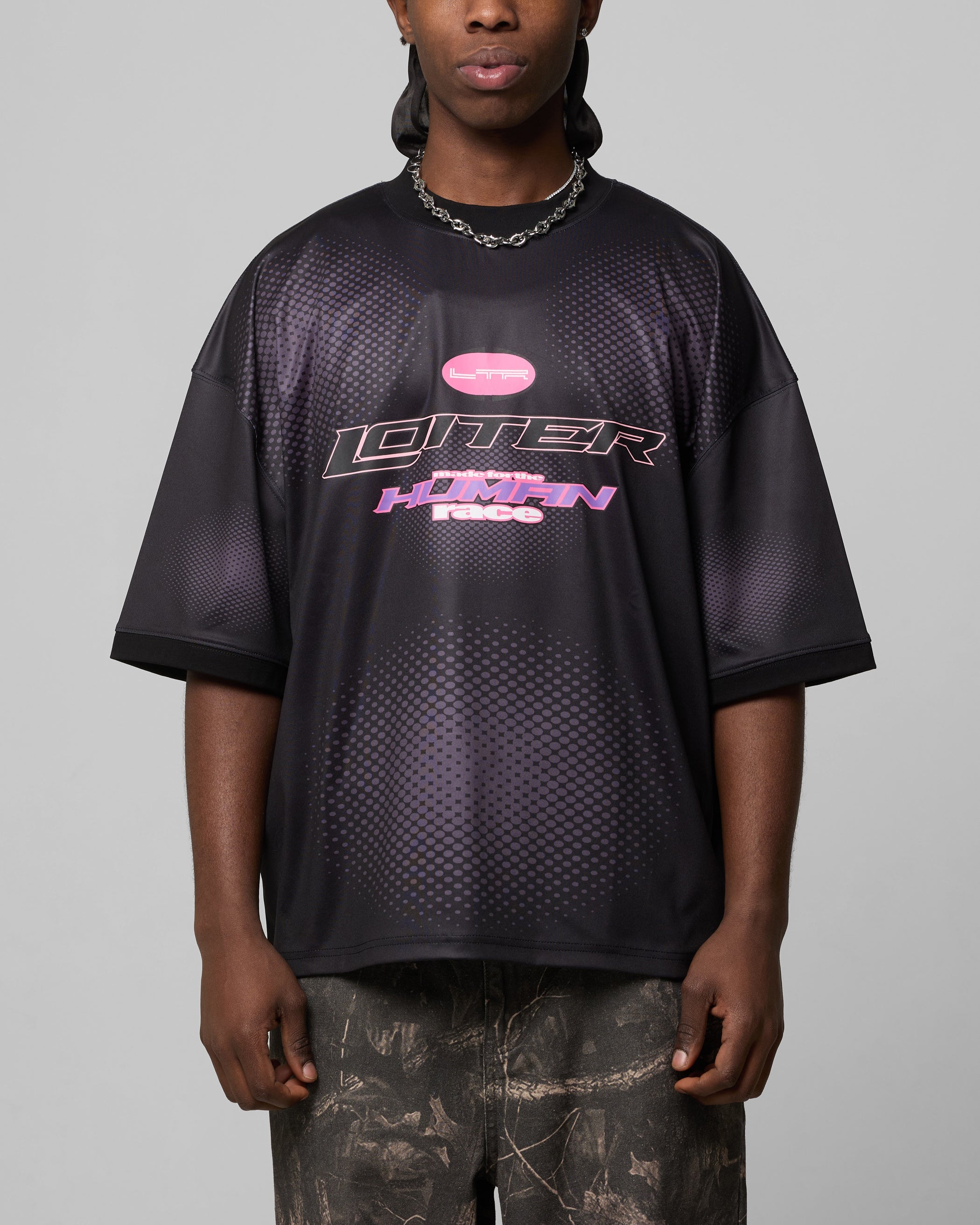 Loiter Motorway Sport T-Shirt Black