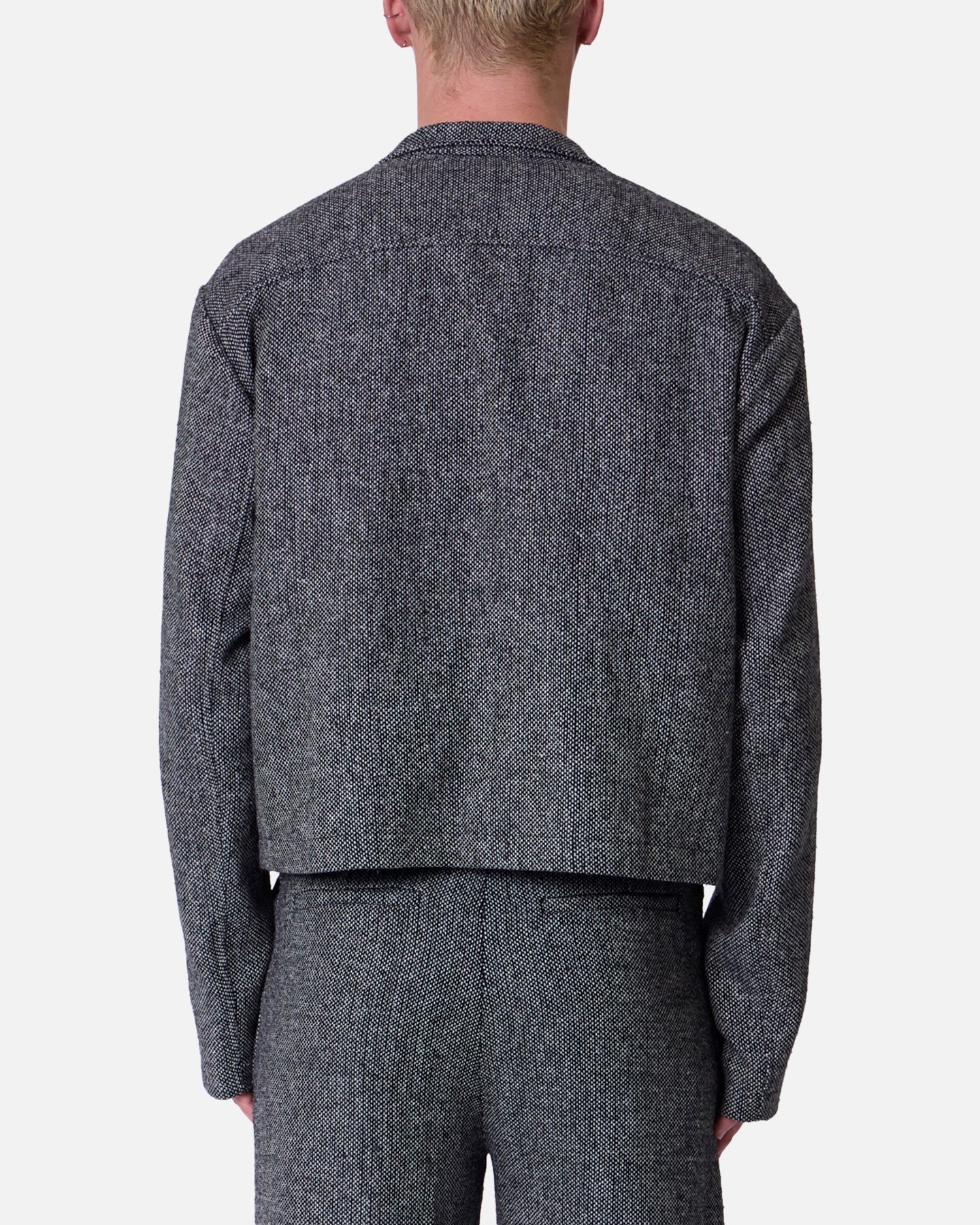 MNML Tweed Mod Jacket Black/Grey
