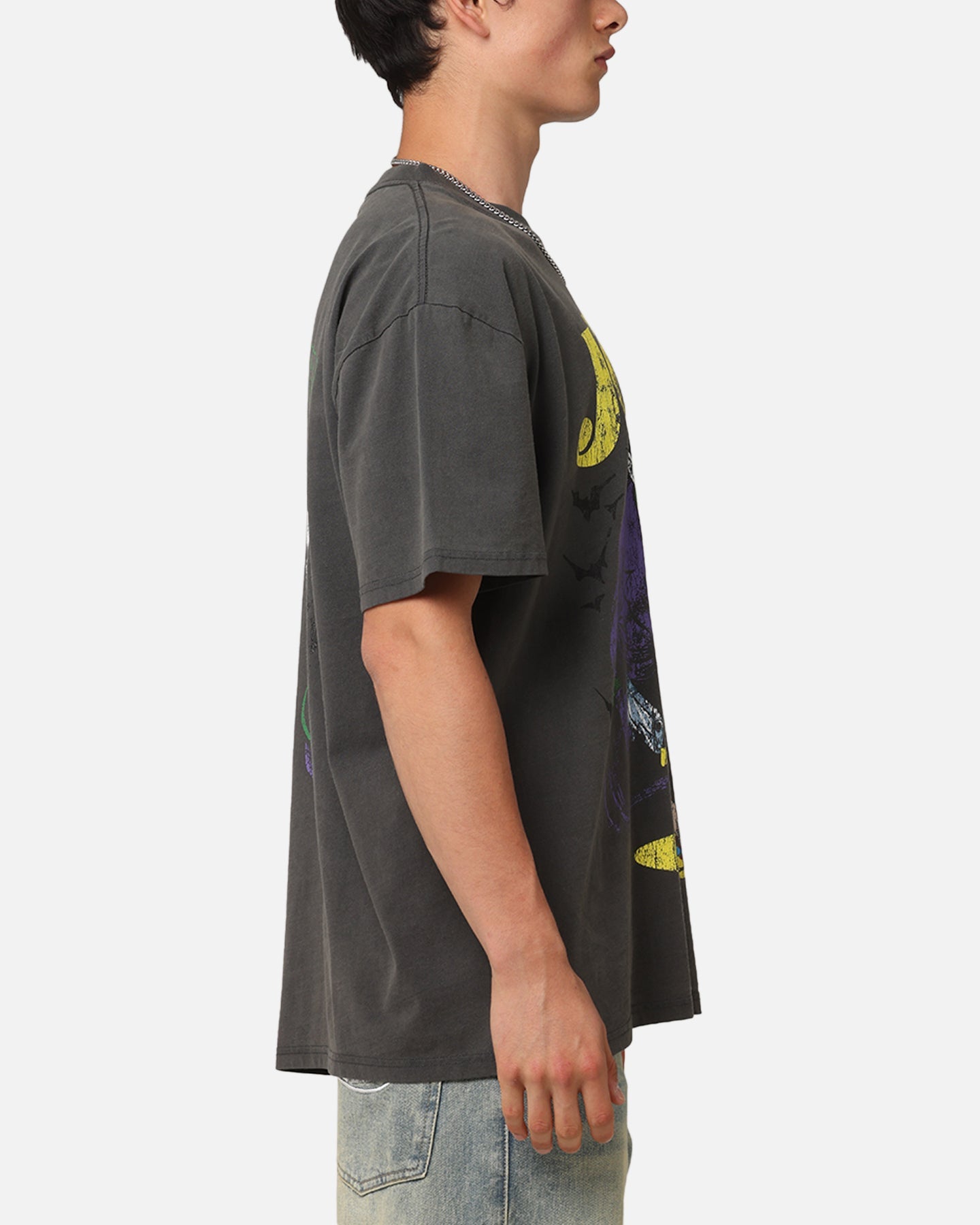 American Thrift X DC Batman The Joker Harley Hoax Heavy T-Shirt Black Wash