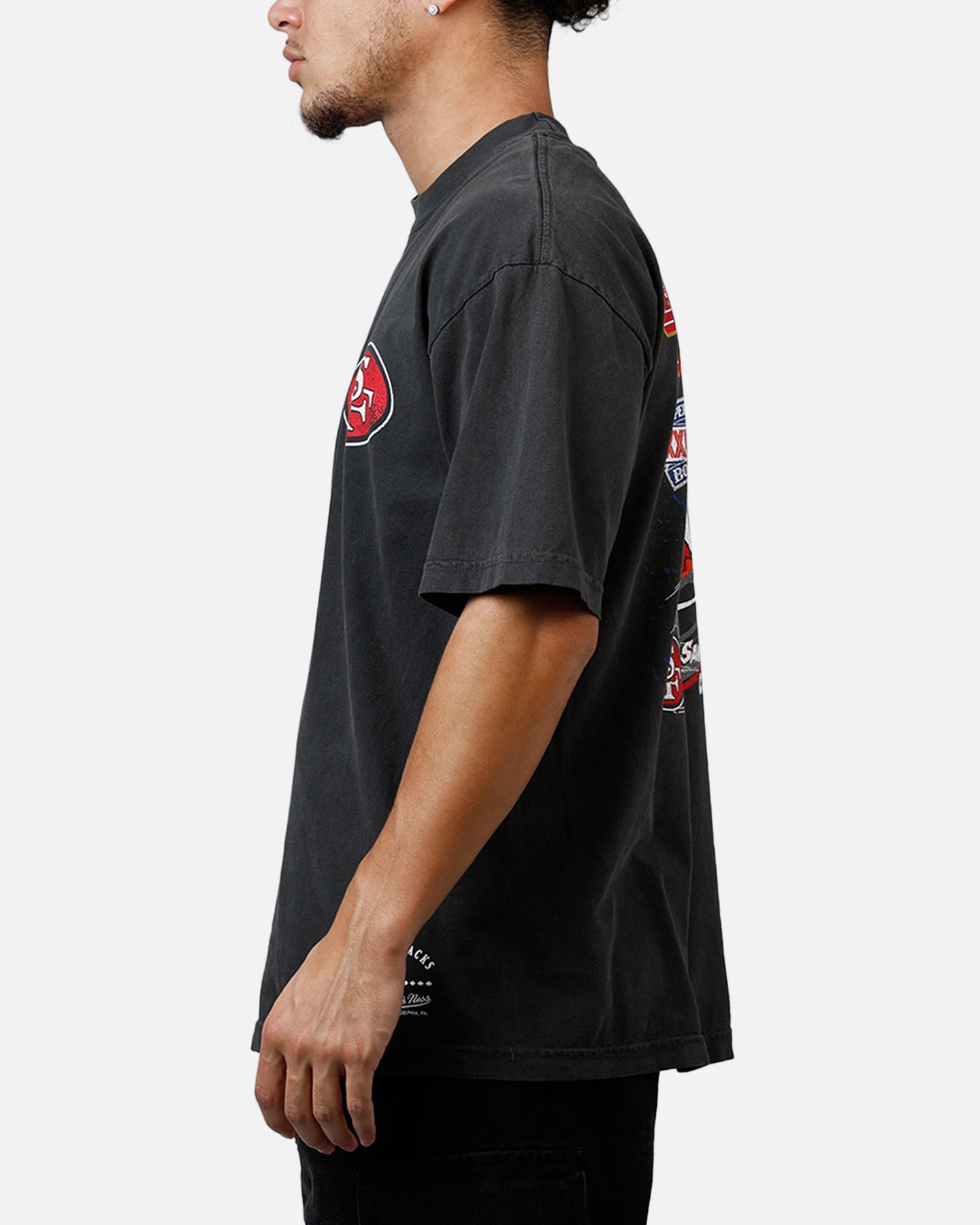 Mitchell & Ness San Francisco 49ers Alter Ego Vintage T-Shirt Faded Black