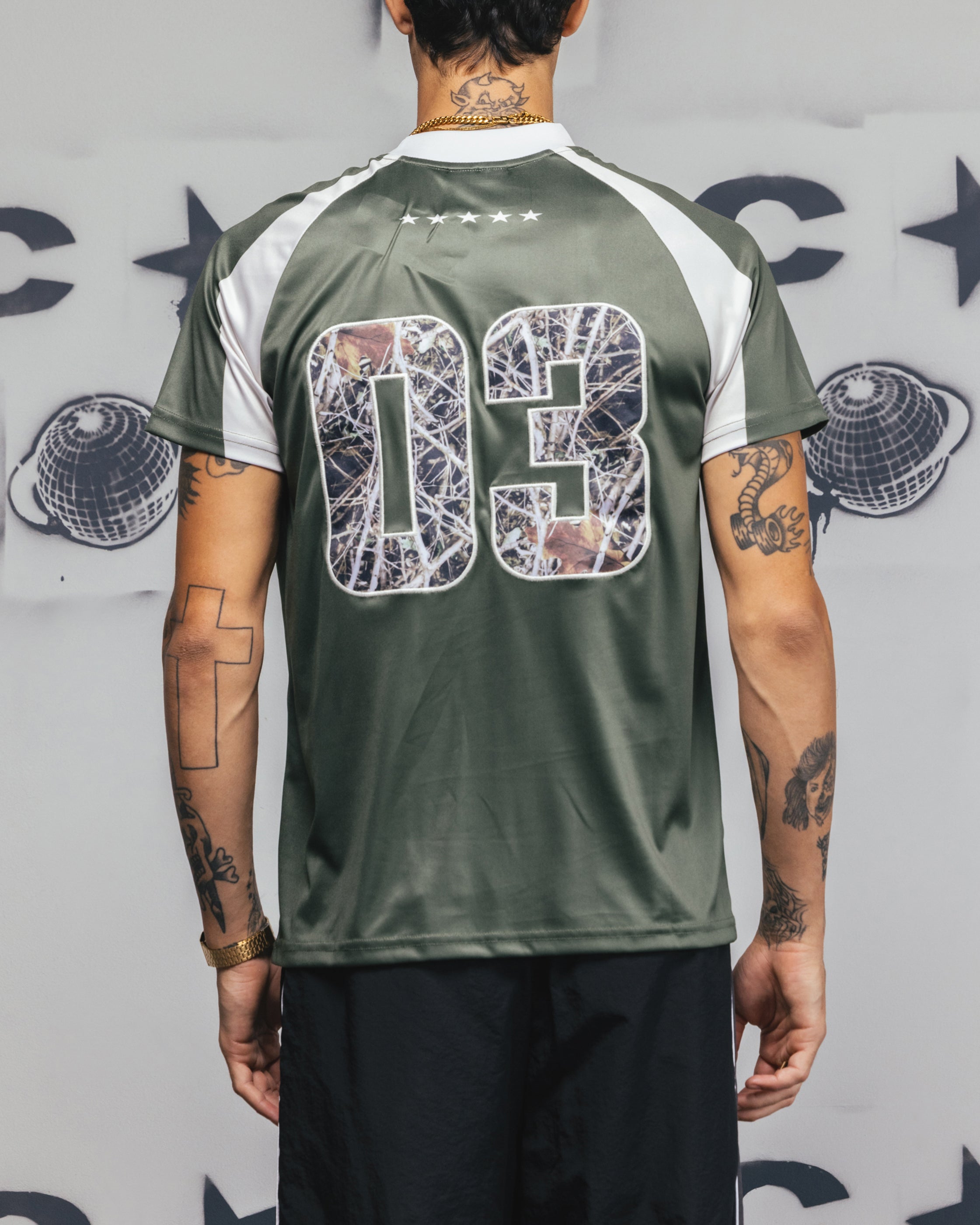 Carre Striker Jersey T-Shirt Green/White