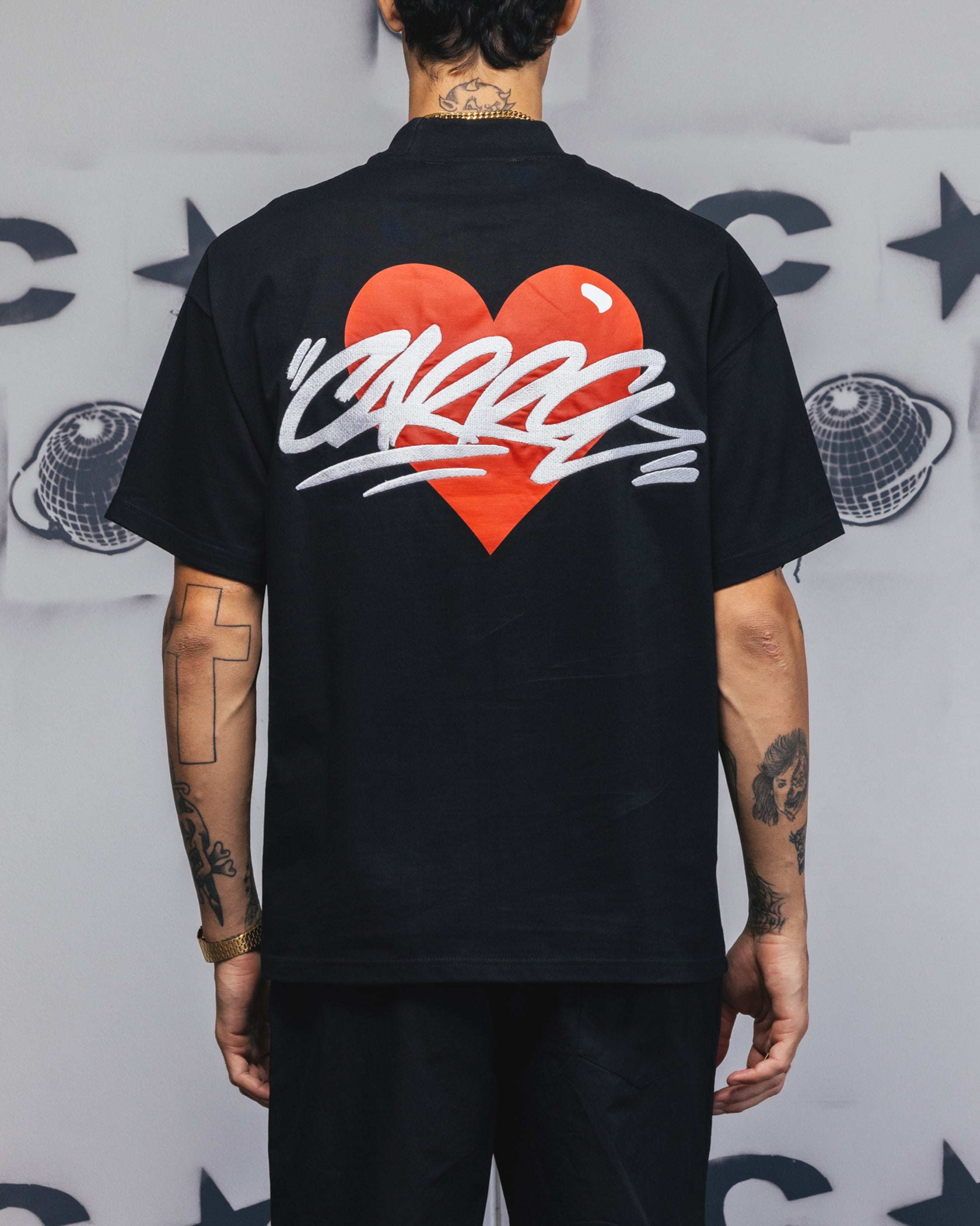 Carre Romance T-Shirt Black