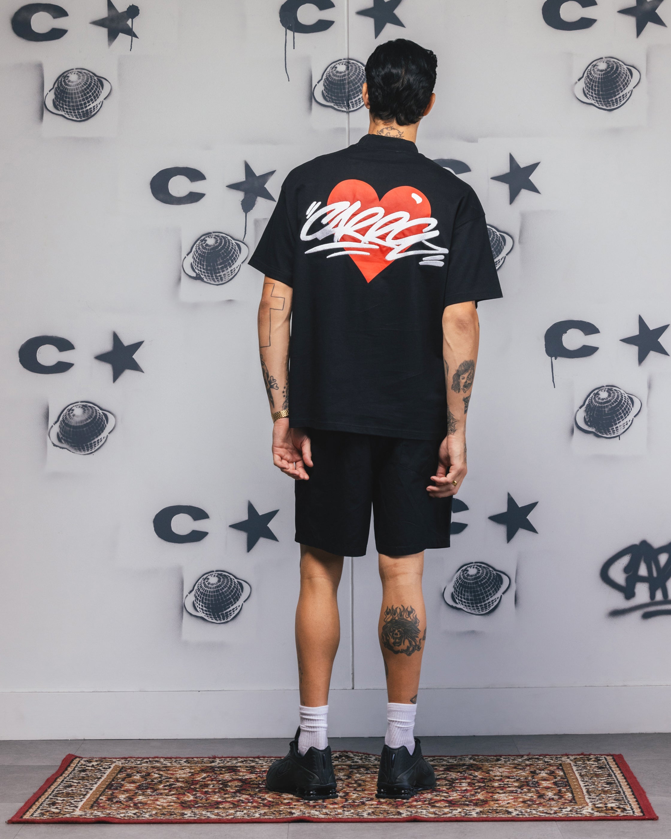 Carre Romance T-Shirt Black