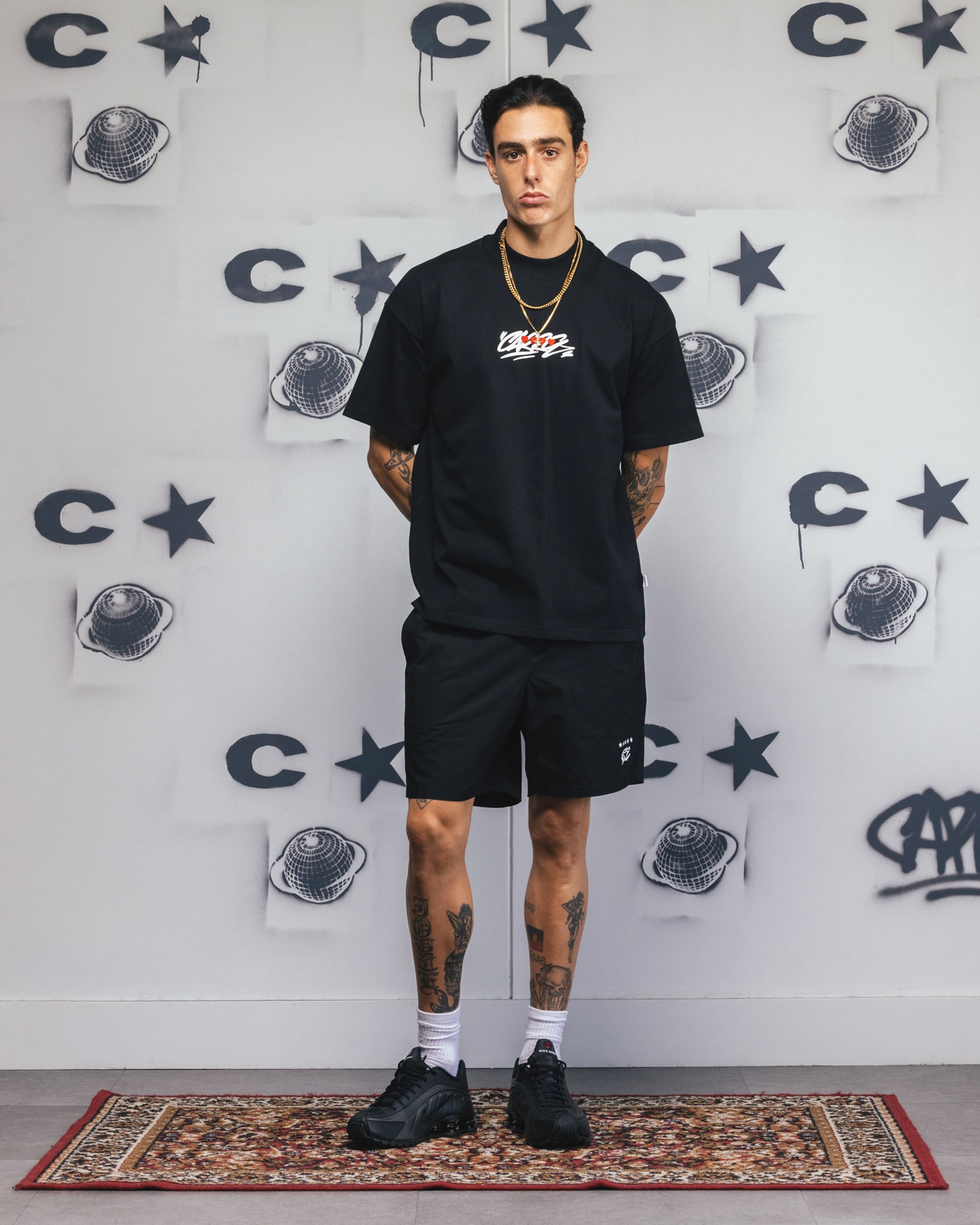 Carre Romance T-Shirt Black