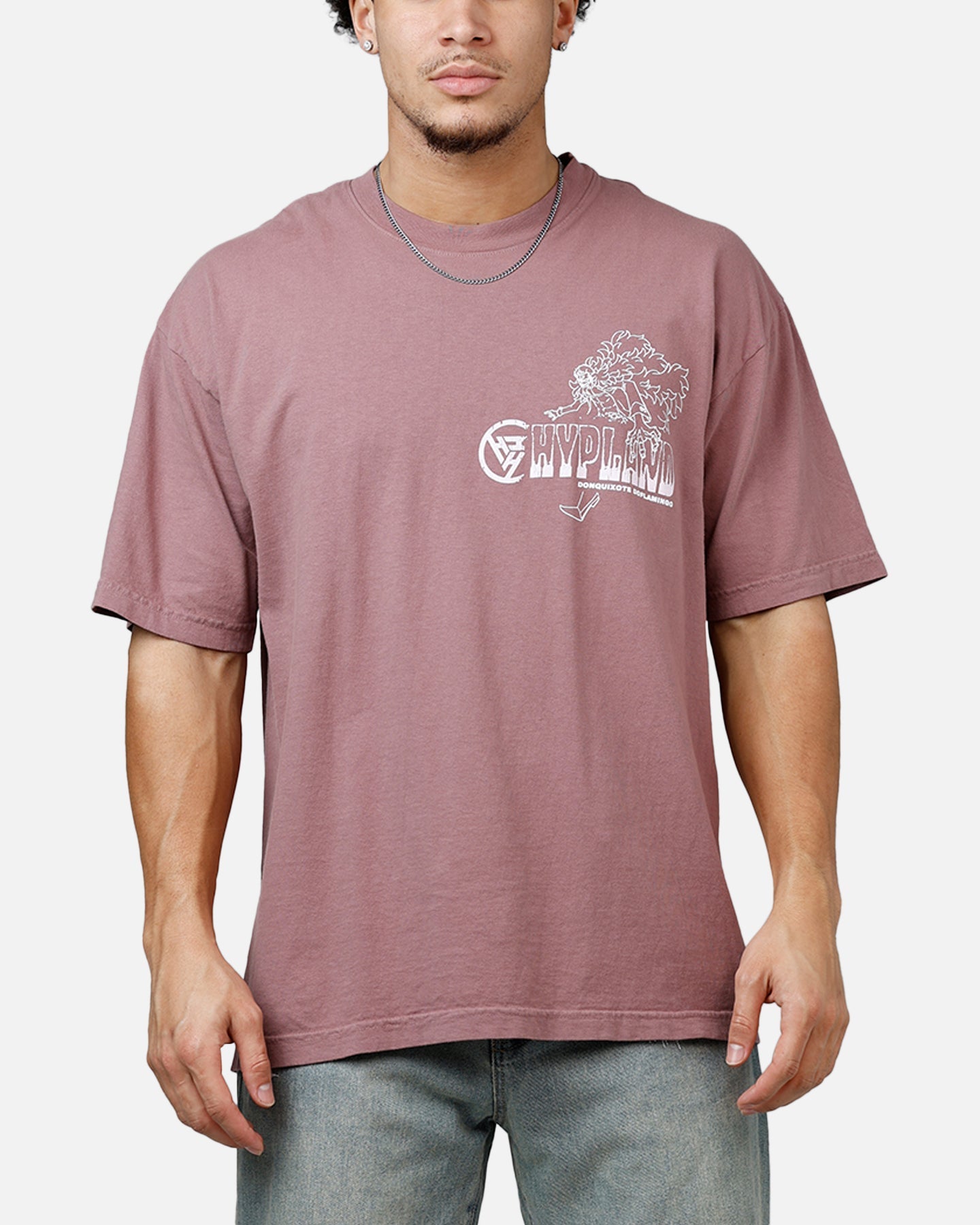 Hypland X One Piece Flamingo T-Shirt Mauve