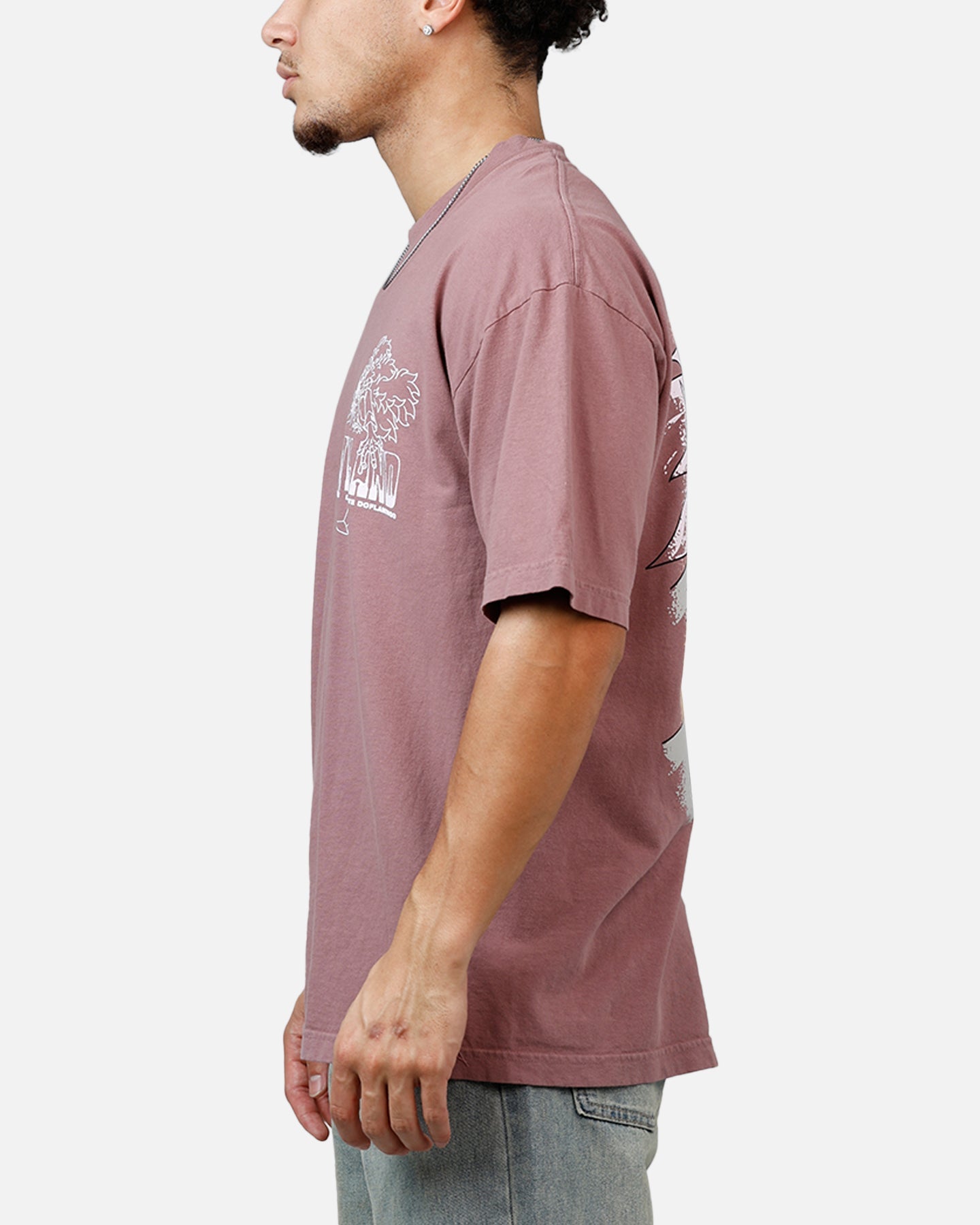 Hypland X One Piece Flamingo T-Shirt Mauve