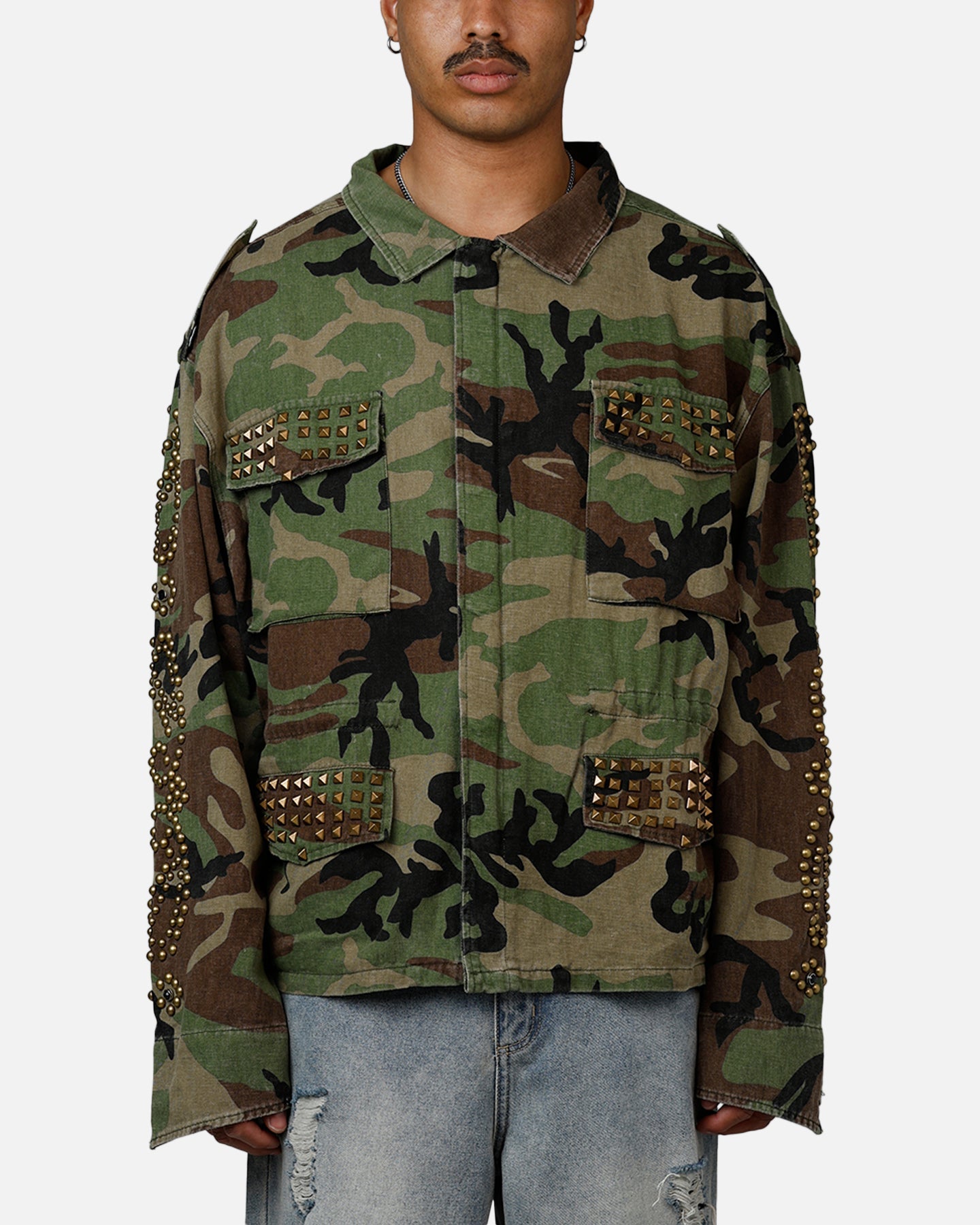MNML Studded Camo Jacket Camo