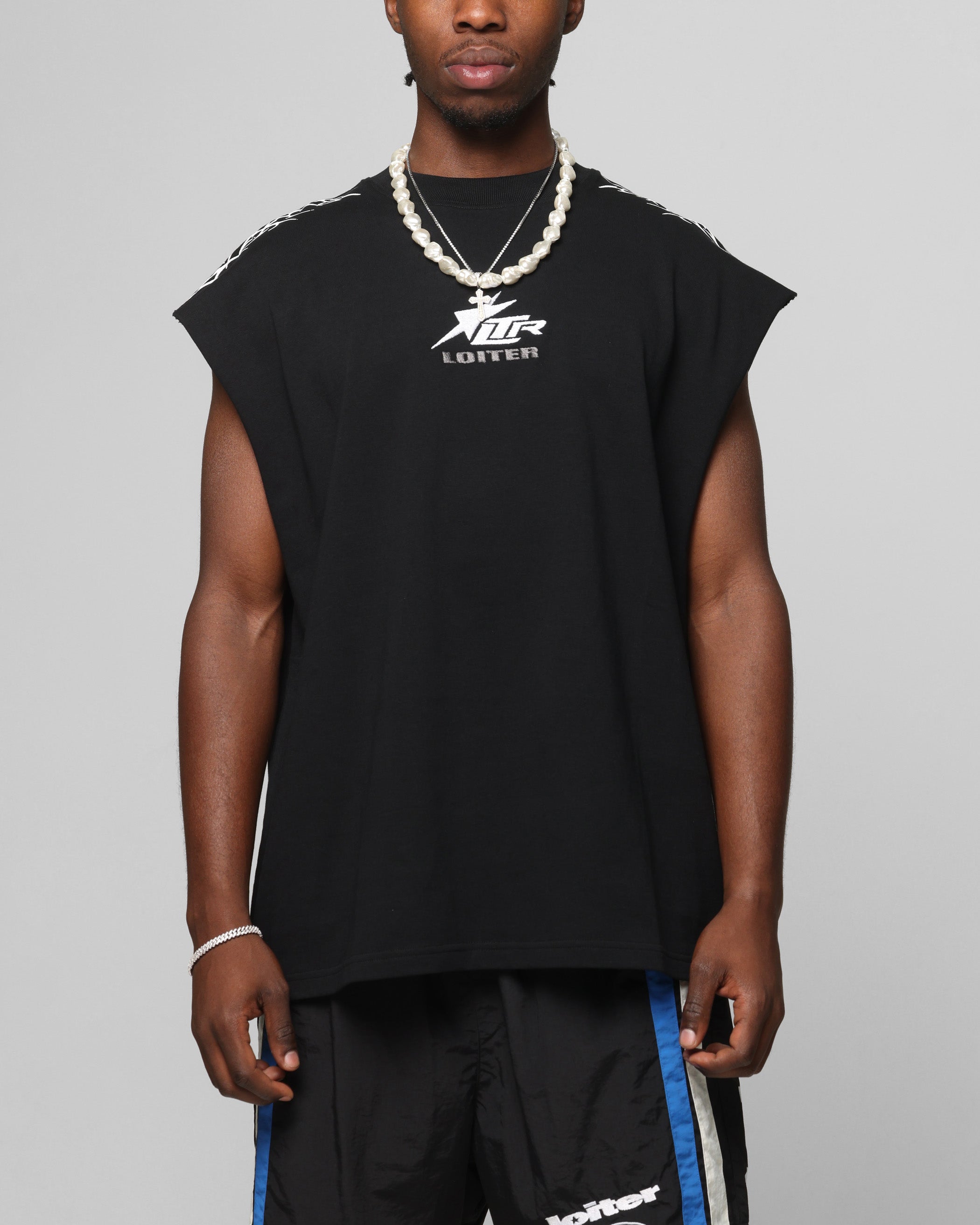 Loiter Cyber Muscle T-Shirt Black