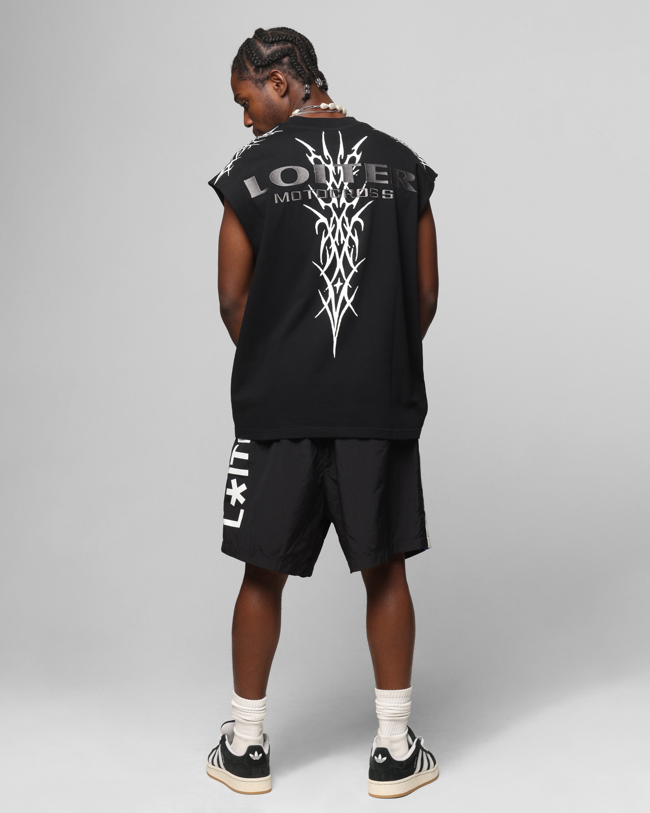 Loiter Cyber Muscle T-Shirt Black