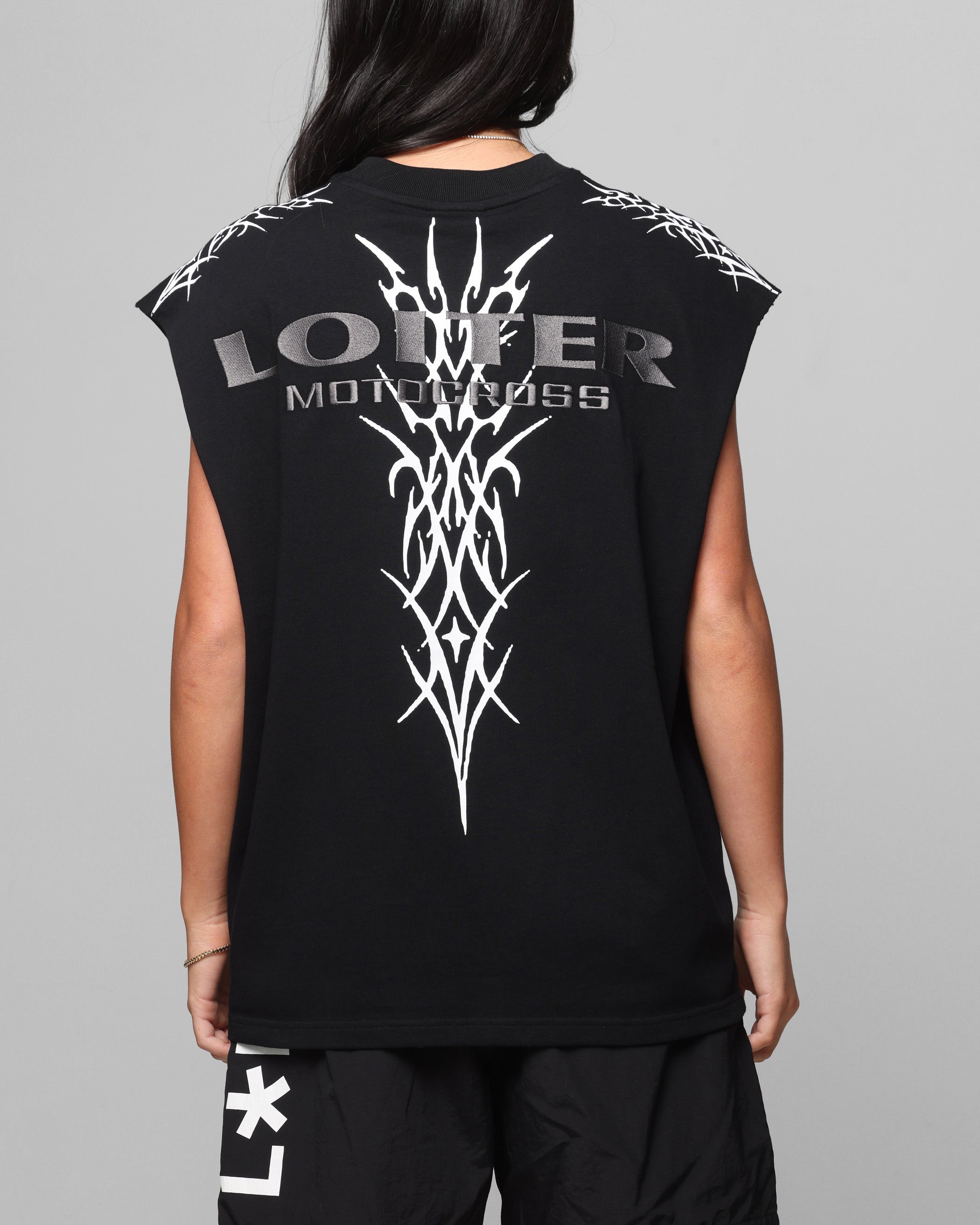 Loiter Cyber Muscle T-Shirt Black