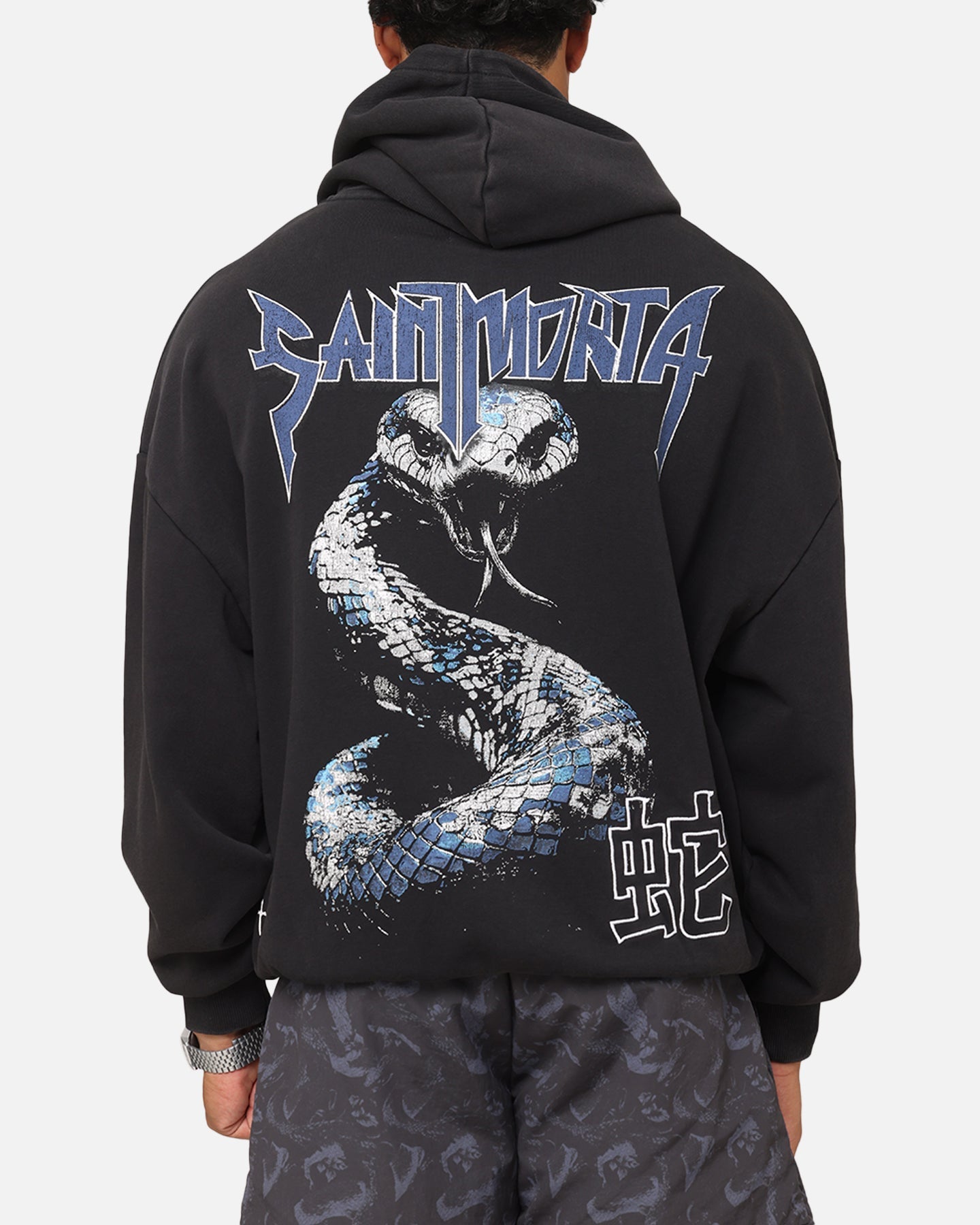 Saint Morta Year Of The Snake Hoodie Vintage Black