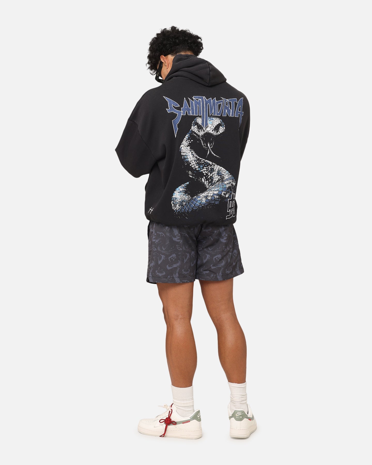 Saint Morta Year Of The Snake Hoodie Vintage Black
