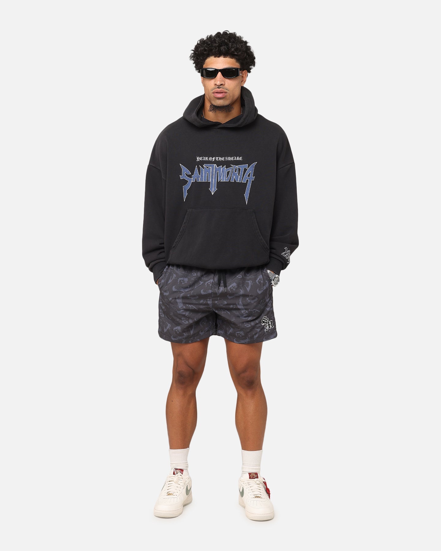 Saint Morta Year Of The Snake Hoodie Vintage Black