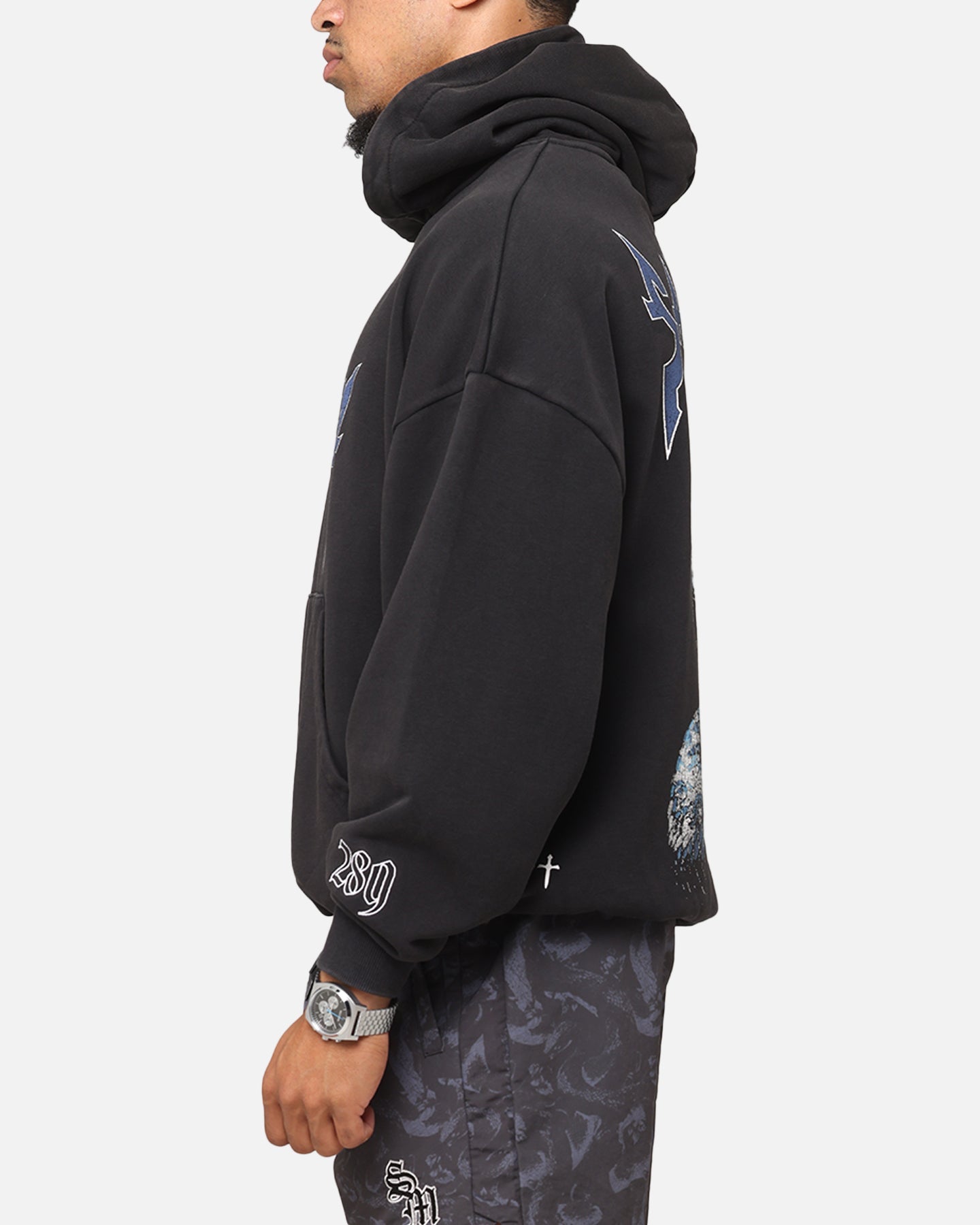 Saint Morta Year Of The Snake Hoodie Vintage Black