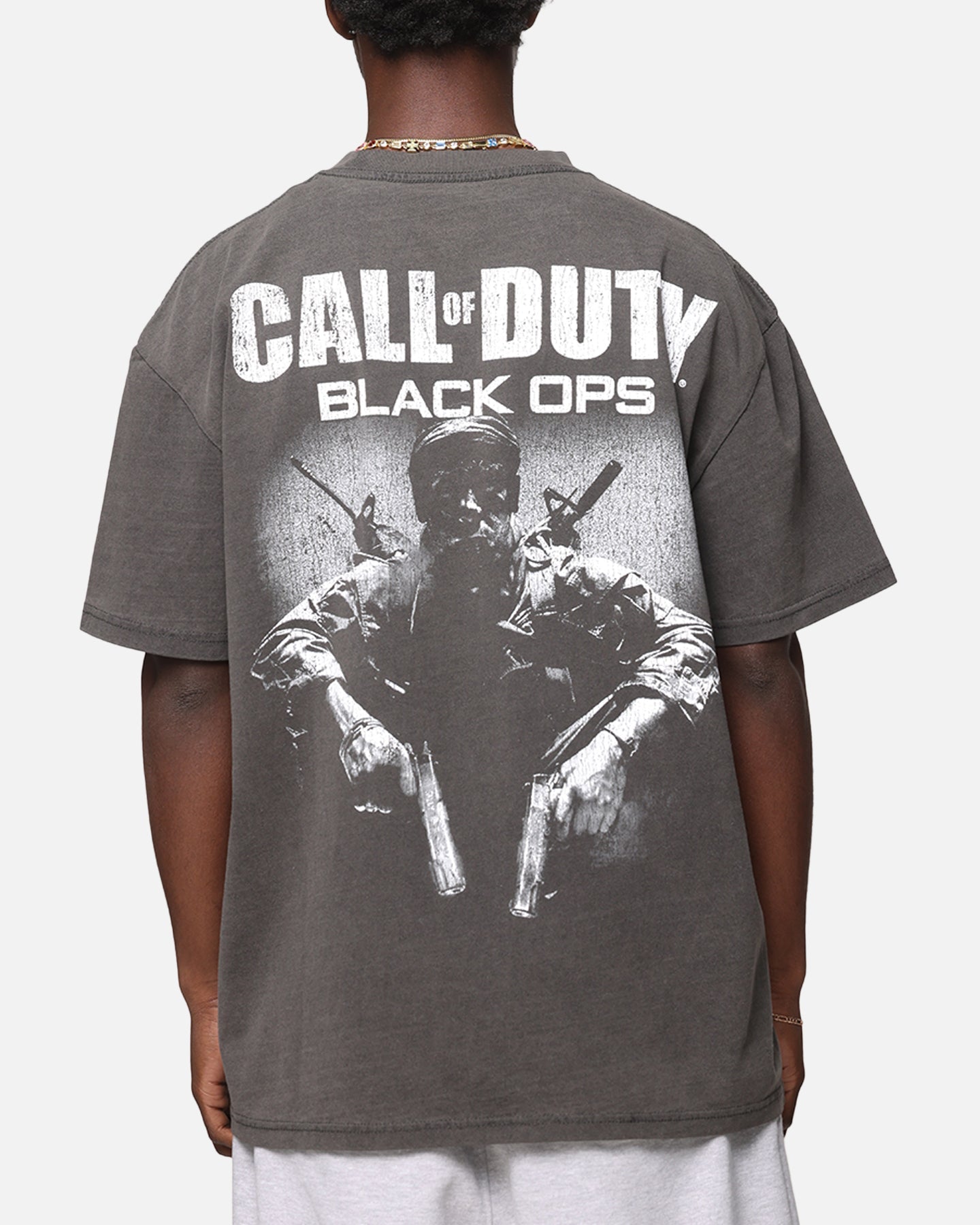 Goat Crew X Call Of Duty Black Ops Heavy T-Shirt Black Wash