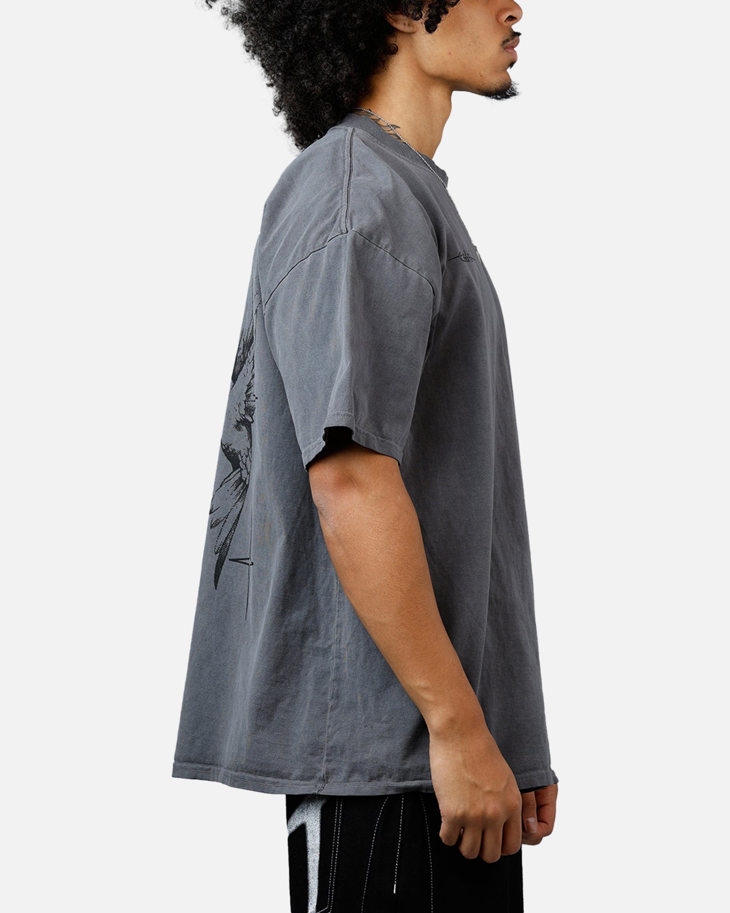 Saint Morta Destiny Rising T-Shirt Washed Charcoal