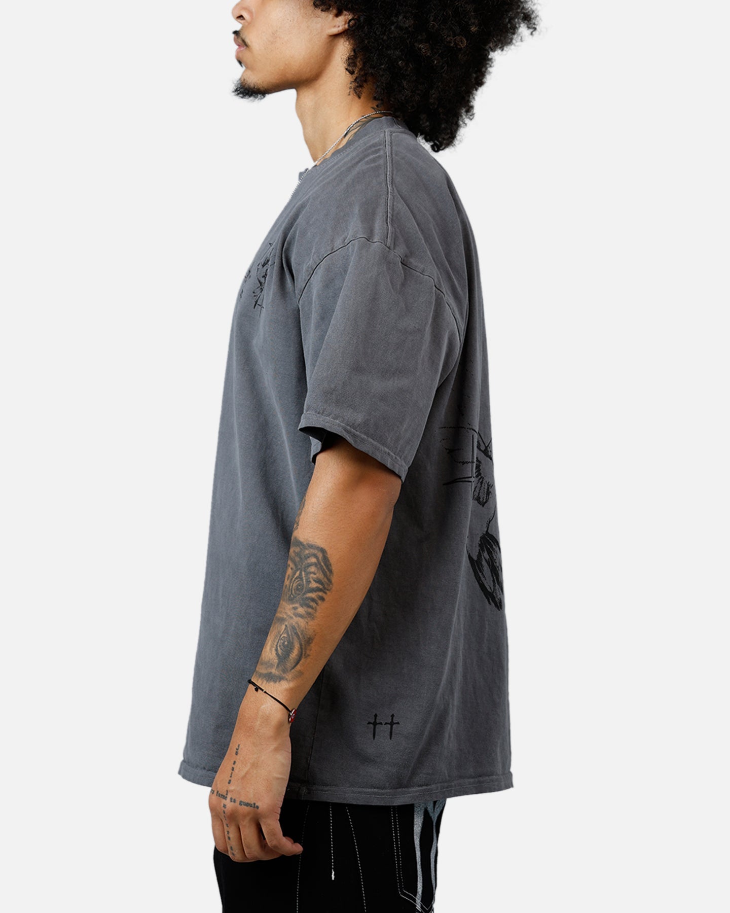 Saint Morta Destiny Rising T-Shirt Washed Charcoal