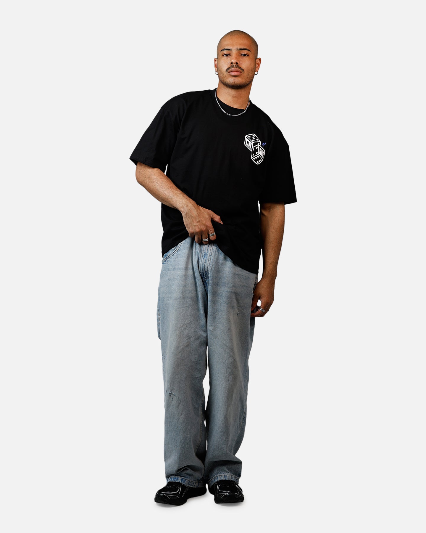 Carre Feeling Lucky T-Shirt Black