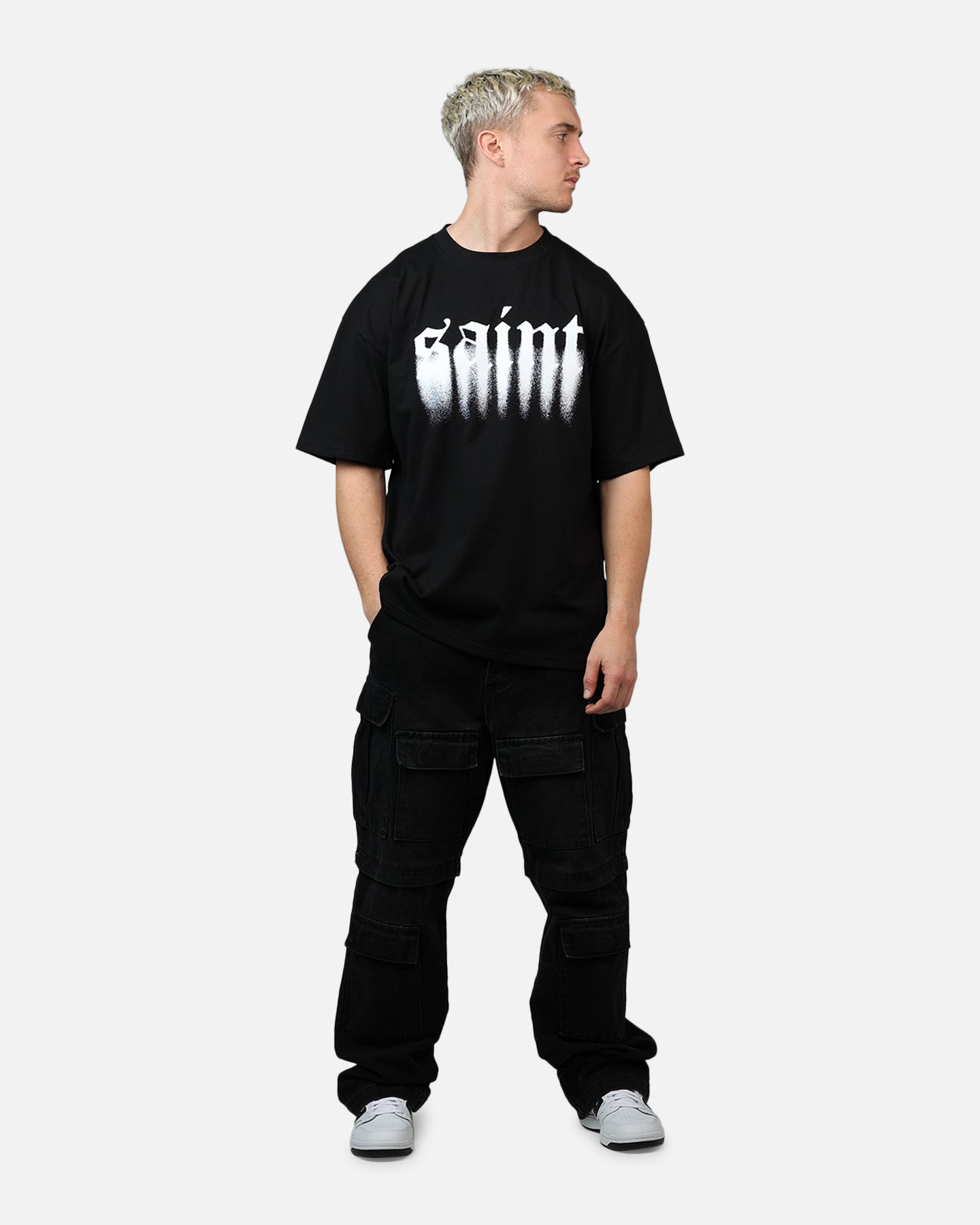 Saint Morta Spray T-Shirt Black