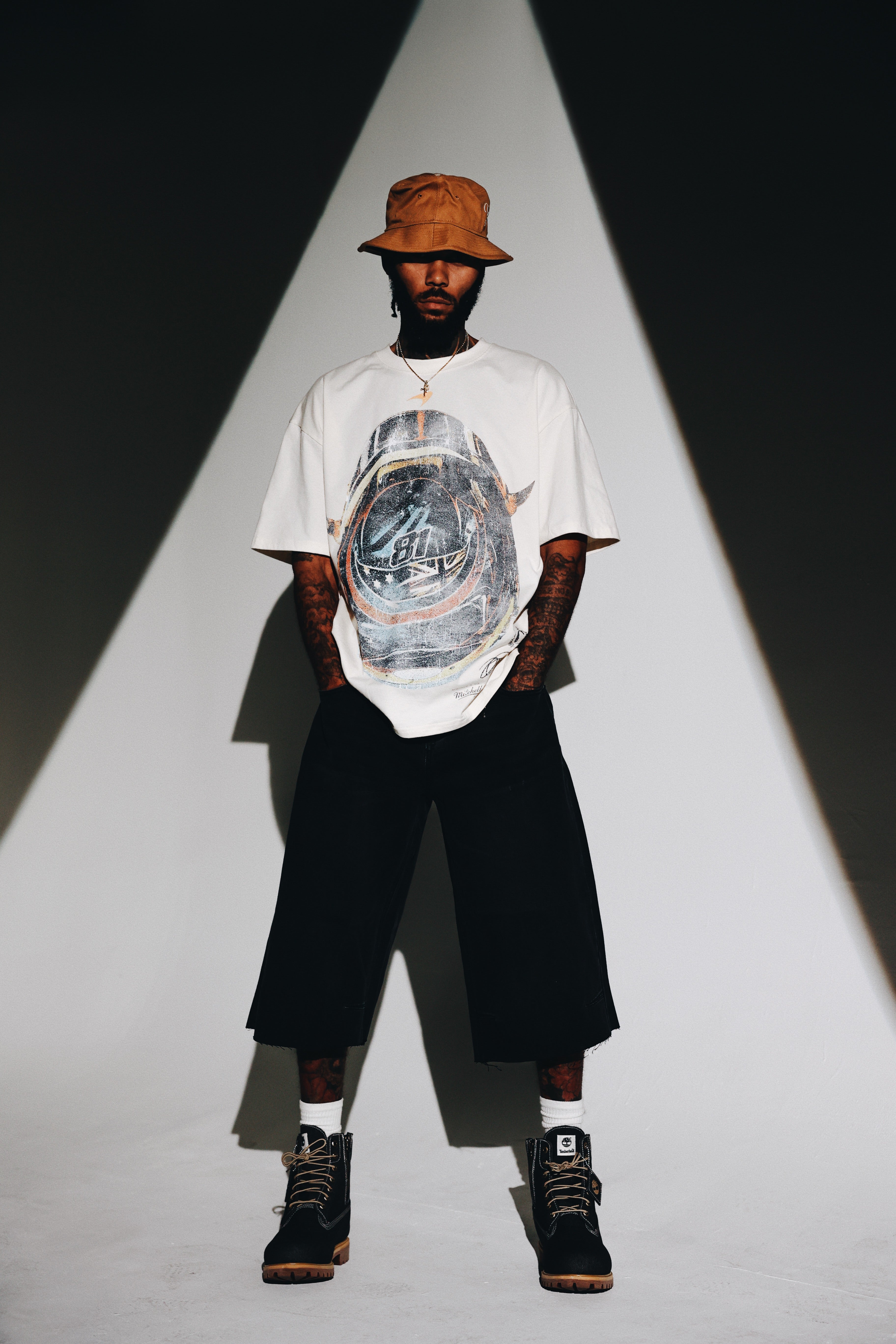 Culture Kings X Mclaren Oscar Piastri 'Vegas Grand Prix 2024' Helmet T-Shirt Off White