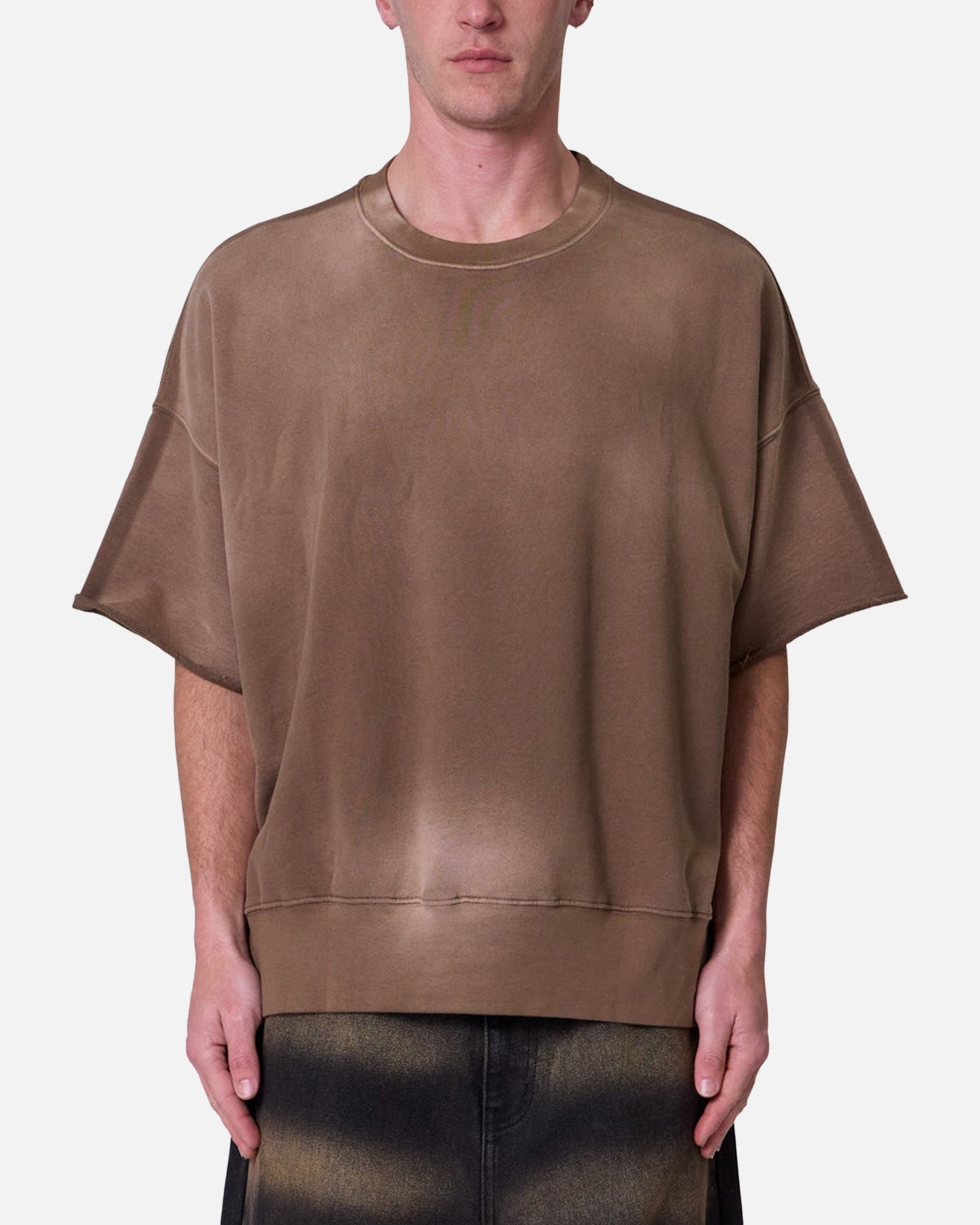 MNML Oversized Crewneck T-Shirt Tan