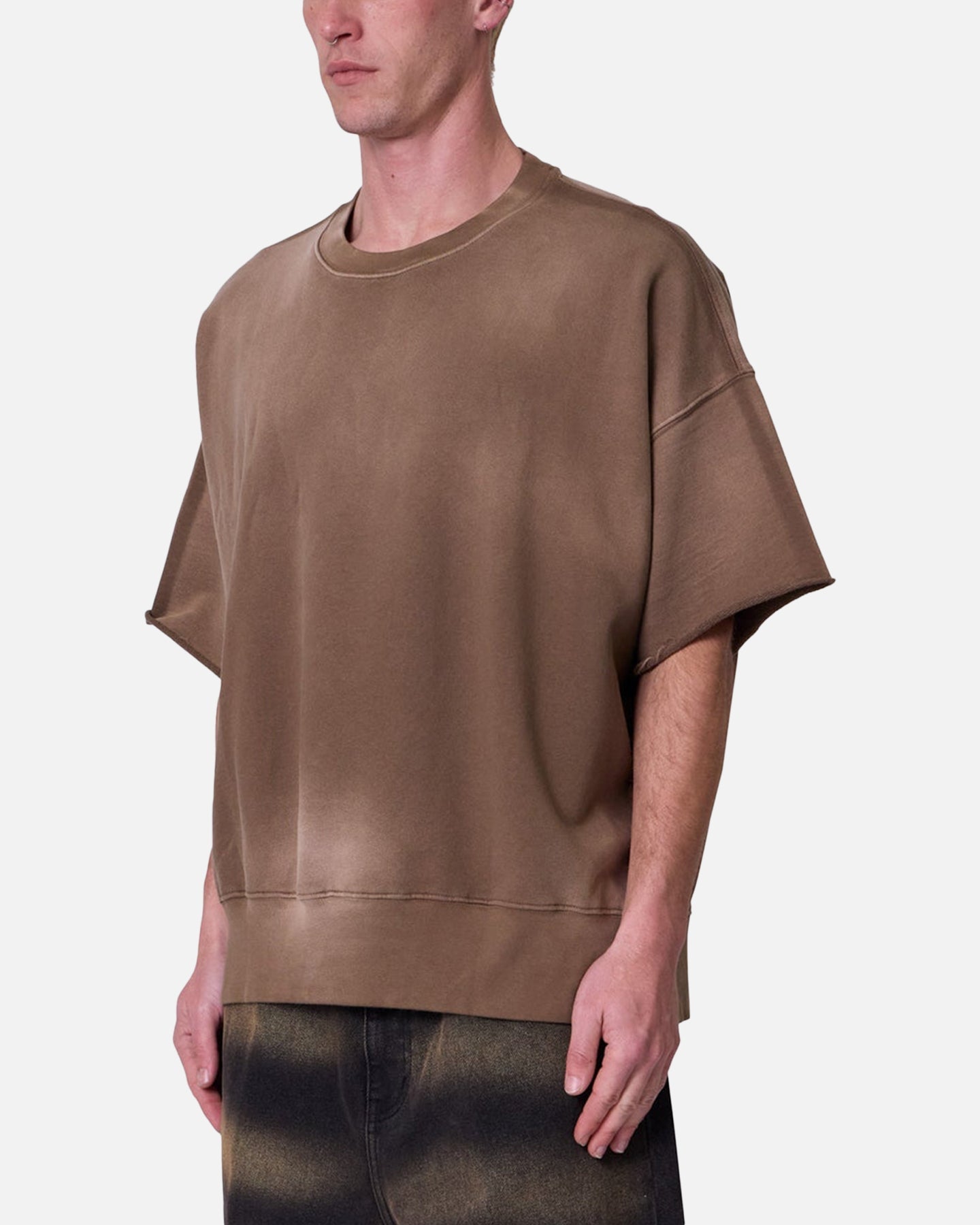 MNML Oversized Crewneck T-Shirt Tan