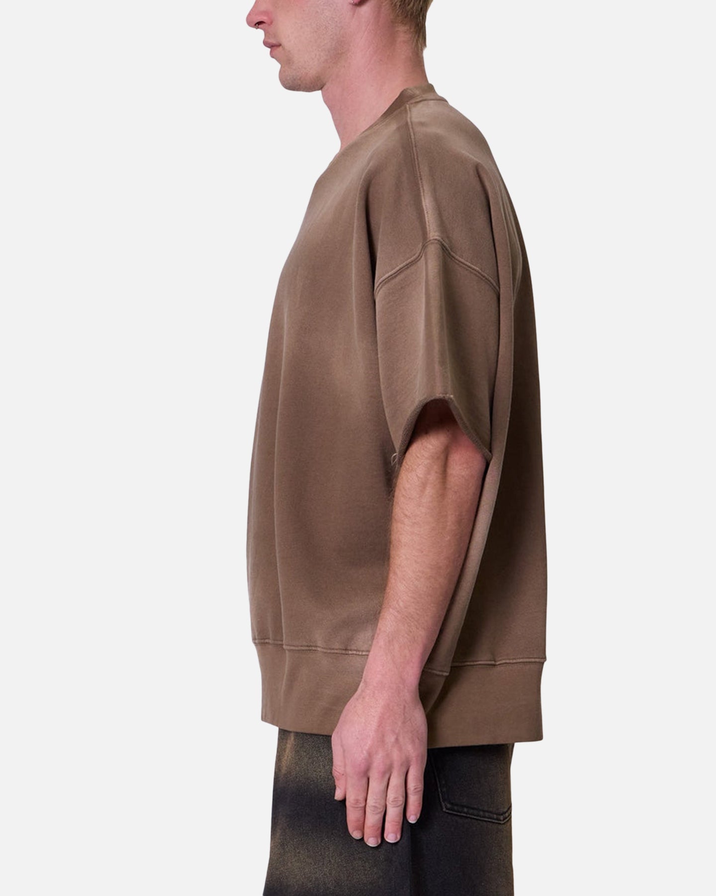 MNML Oversized Crewneck T-Shirt Tan
