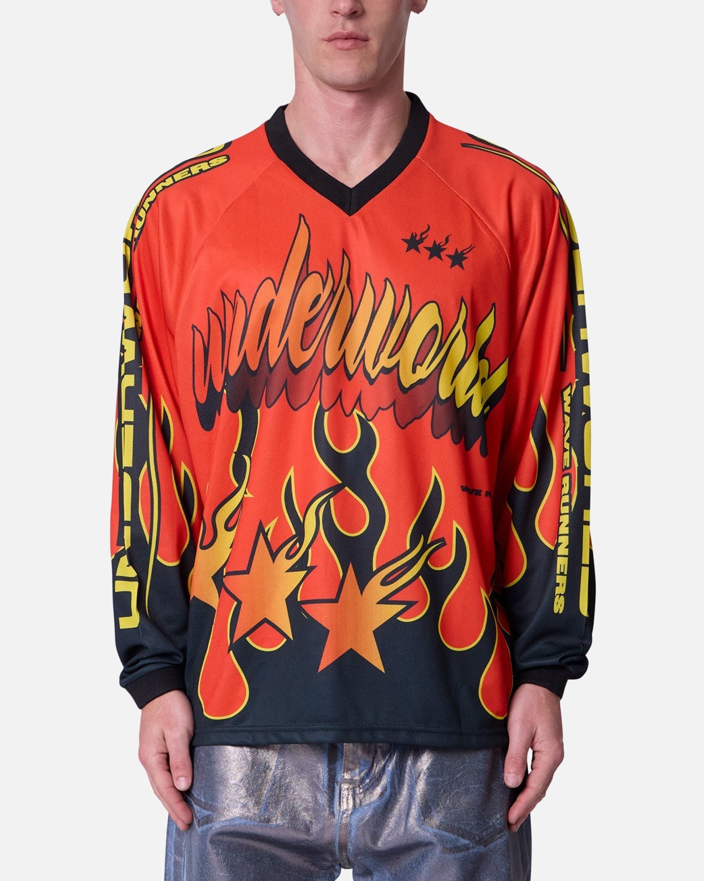 MNML Underworld Moto Long Sleeve T-Shirt Multi