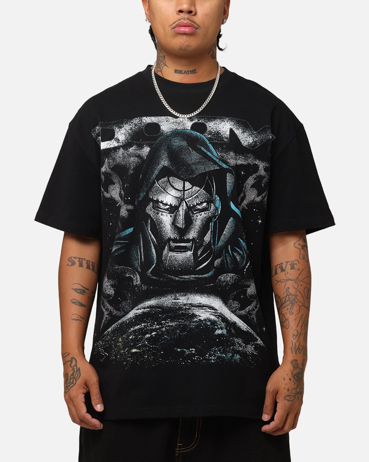 Goat Crew Marvel Doctor Doom No Rivals Heavy T-Shirt Black