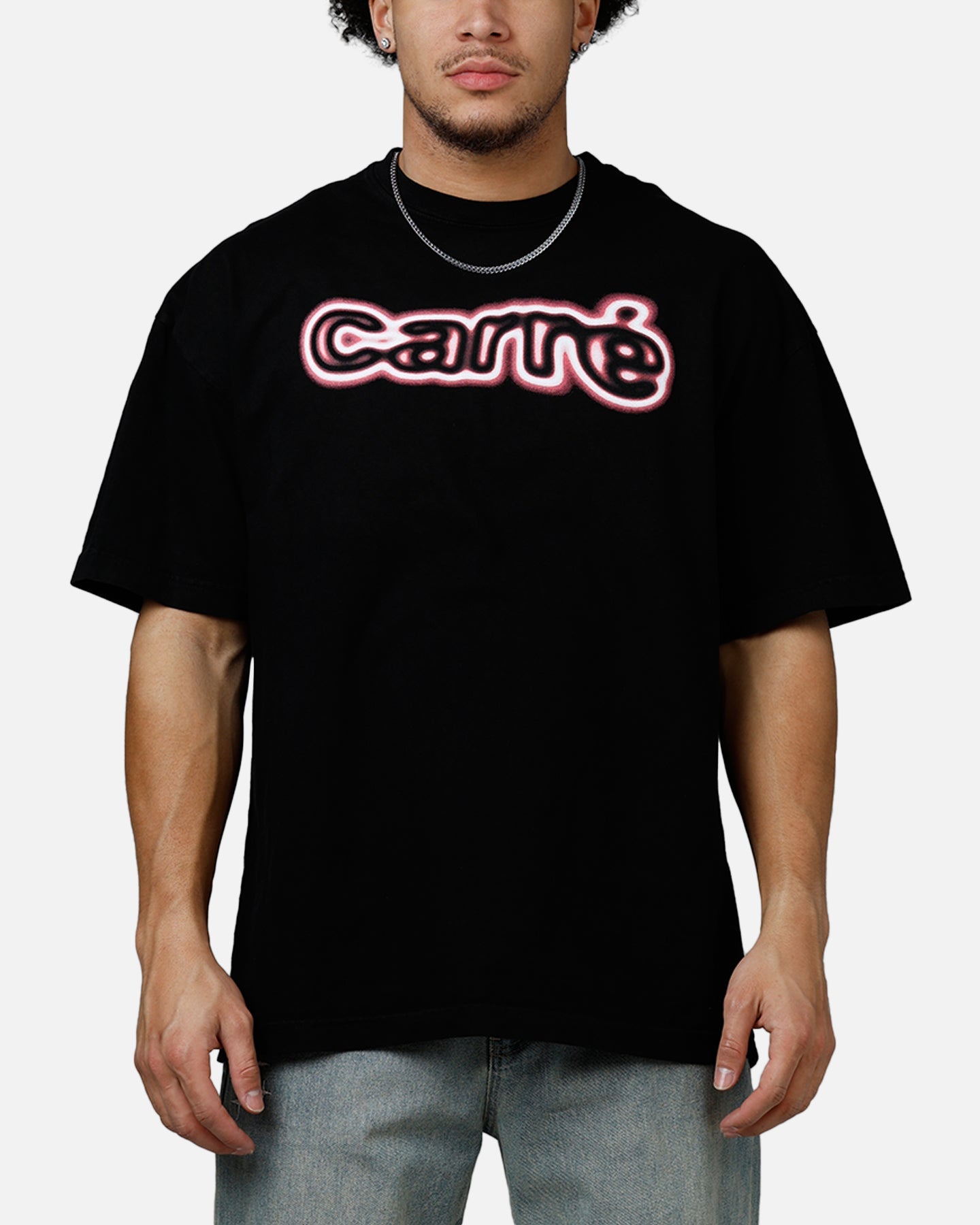 Carre Blushed T-Shirt Black