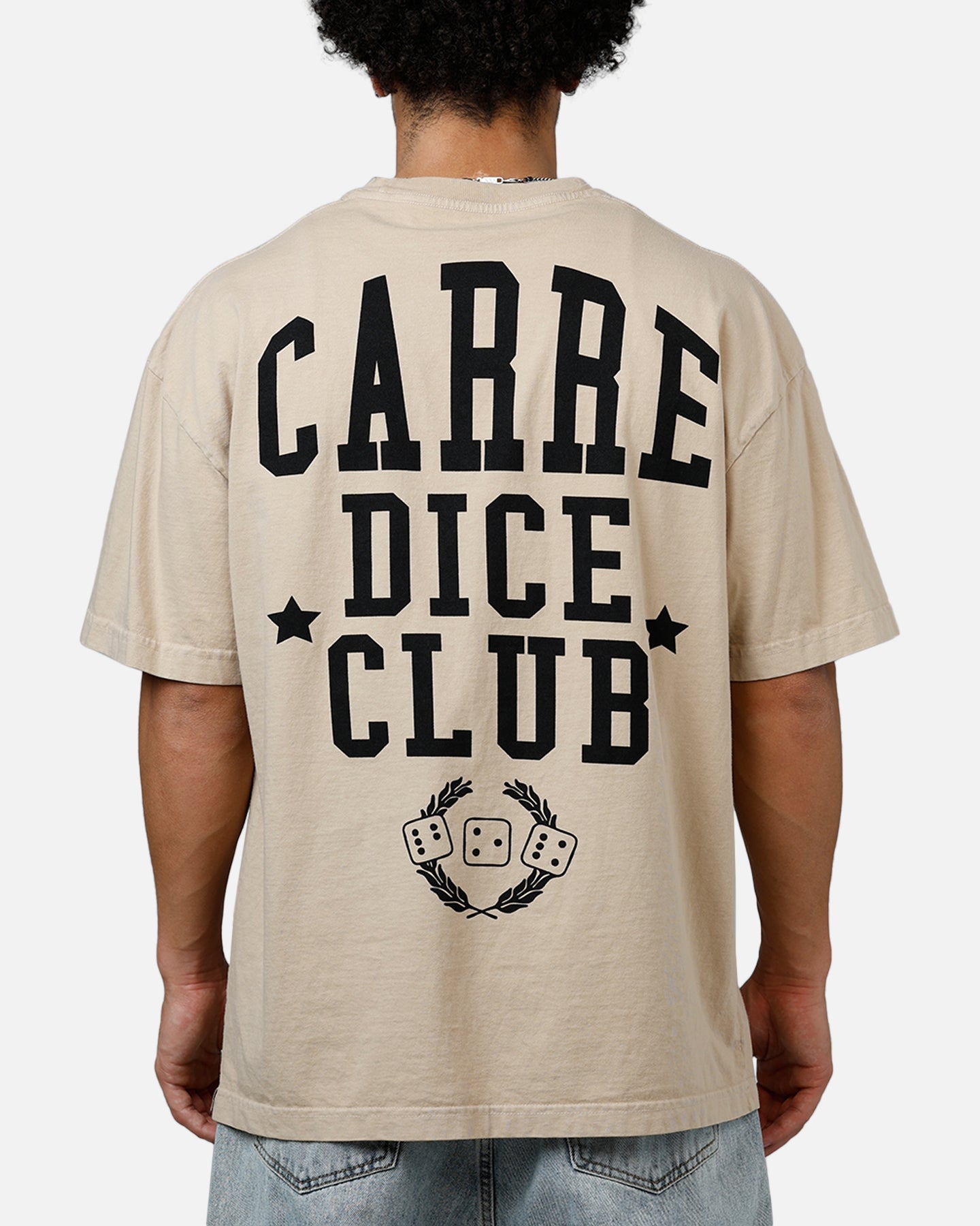 Carre Dice College T-Shirt Stone