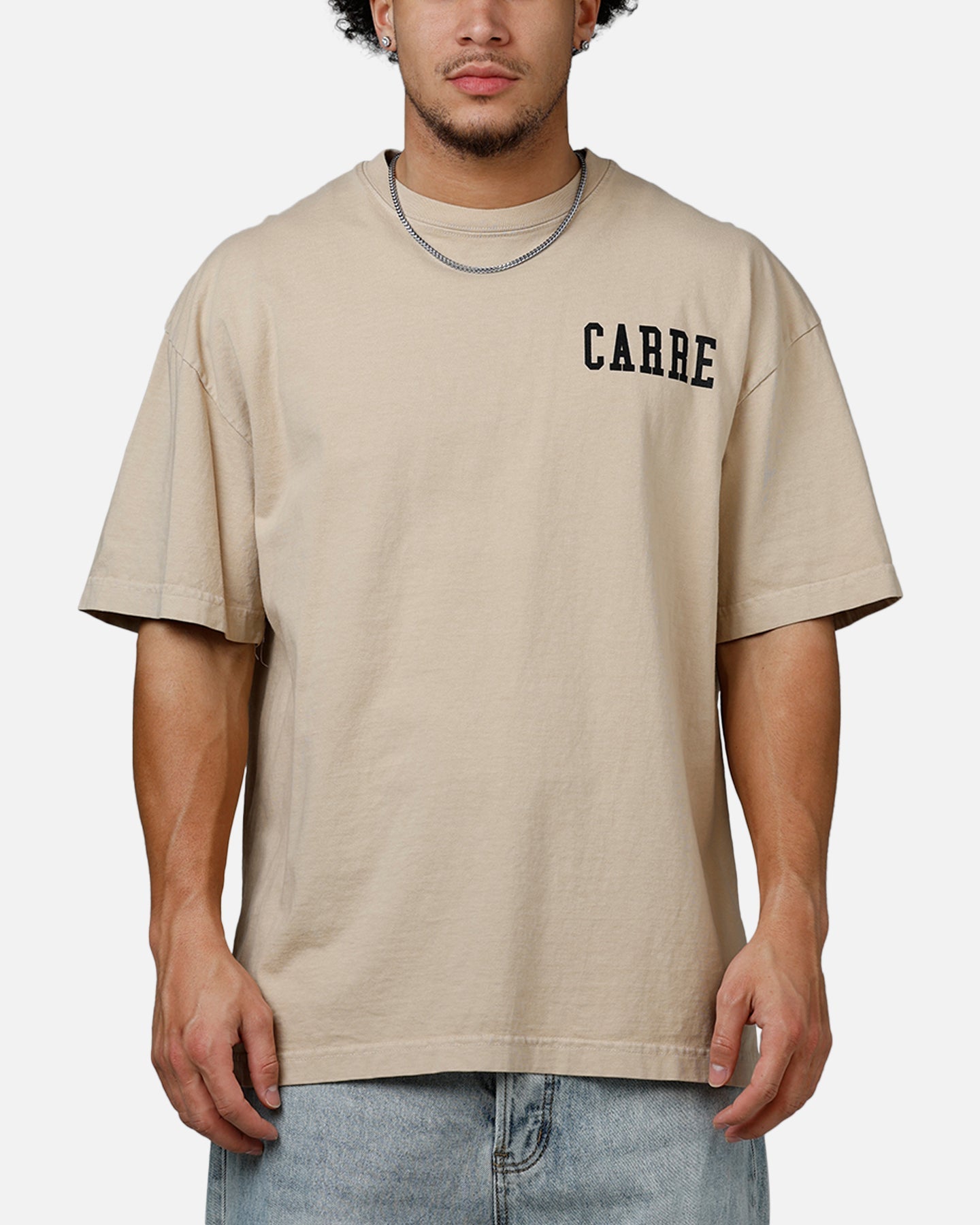Carre Dice College T-Shirt Stone