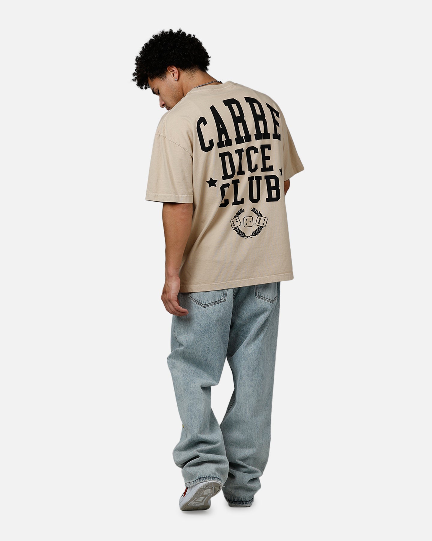 Carre Dice College T-Shirt Stone
