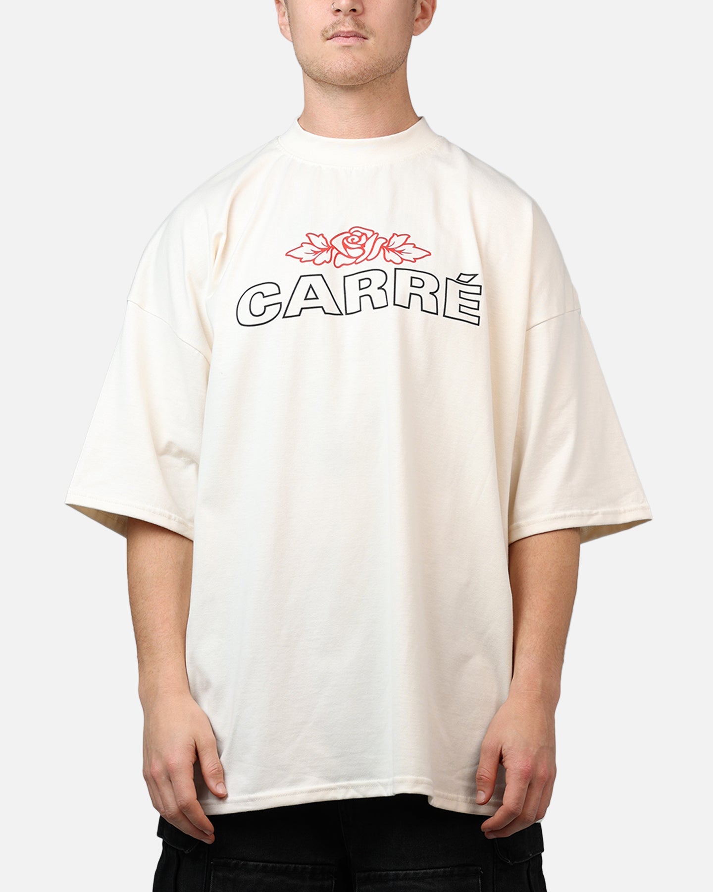 Carre Rosebud Drop T-Shirt Off White