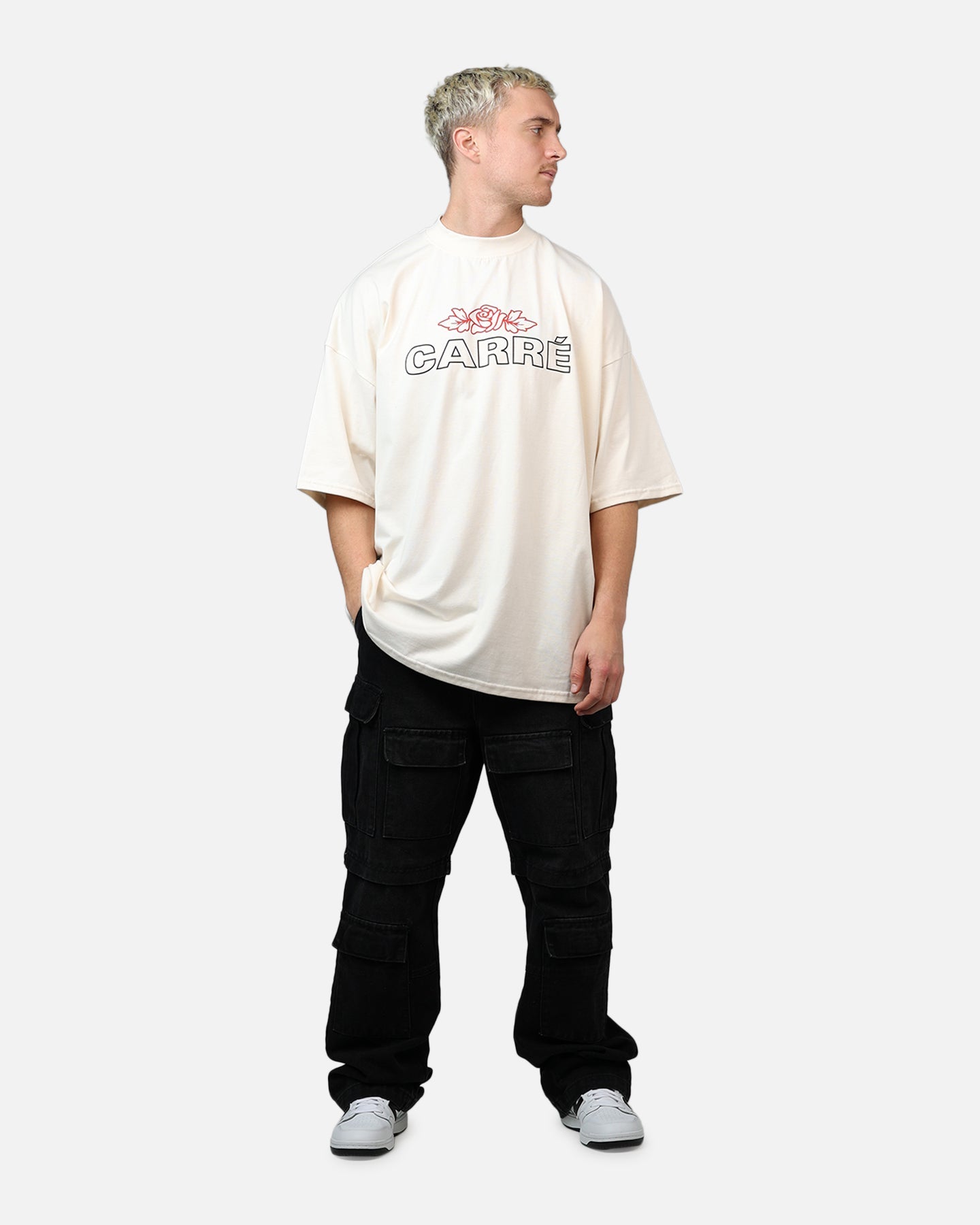 Carre Rosebud Drop T-Shirt Off White