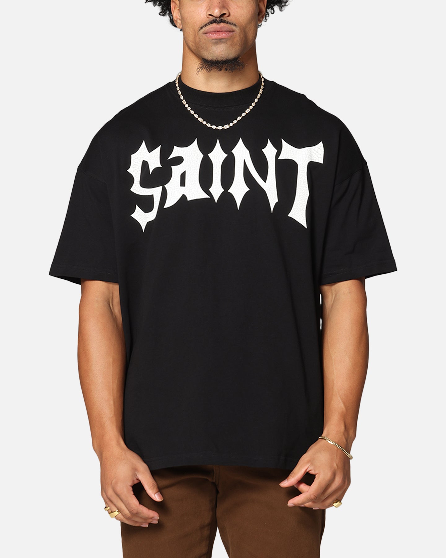 Saint Morta Dynasty Boxy T-Shirt Black