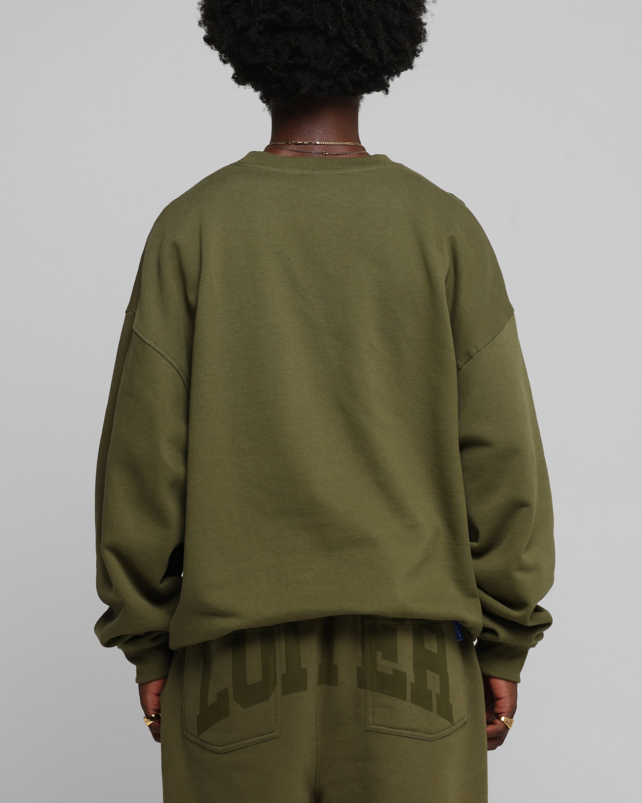 Loiter Arch Premium Crewneck Khaki