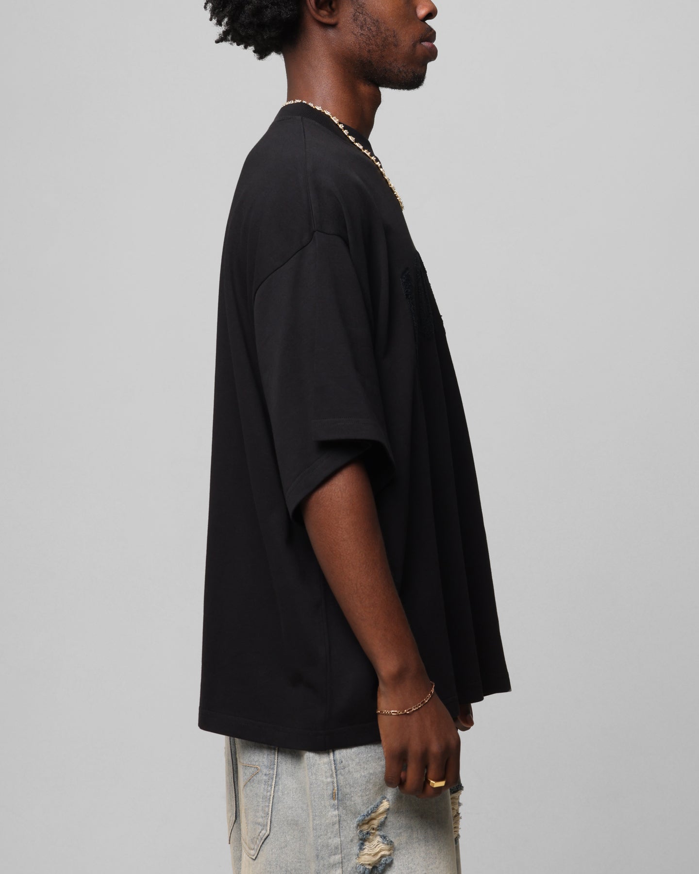 Loiter Arch Premium Boxy T-Shirt Black