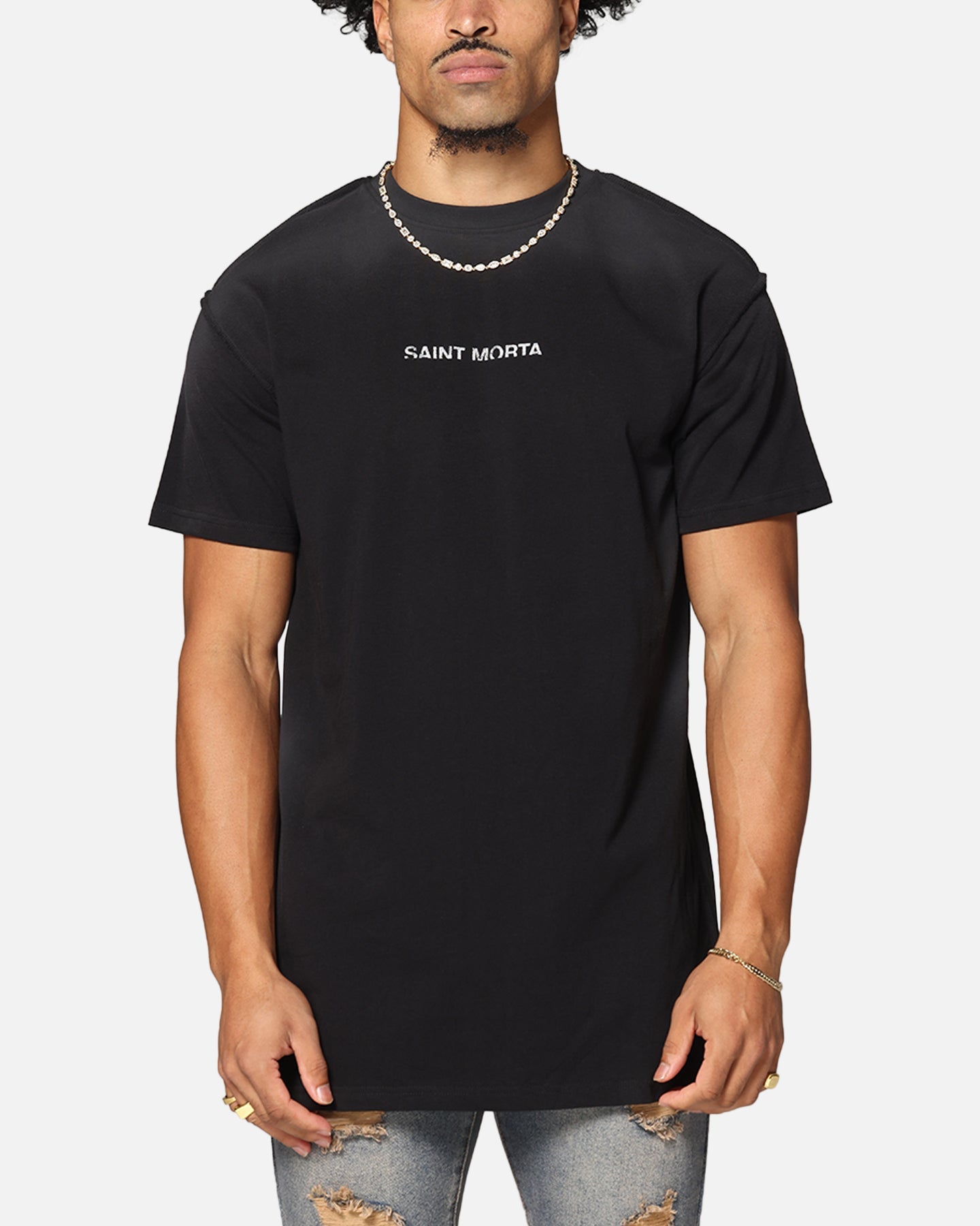Saint Morta Void Lafayette T-Shirt Sunfade Black