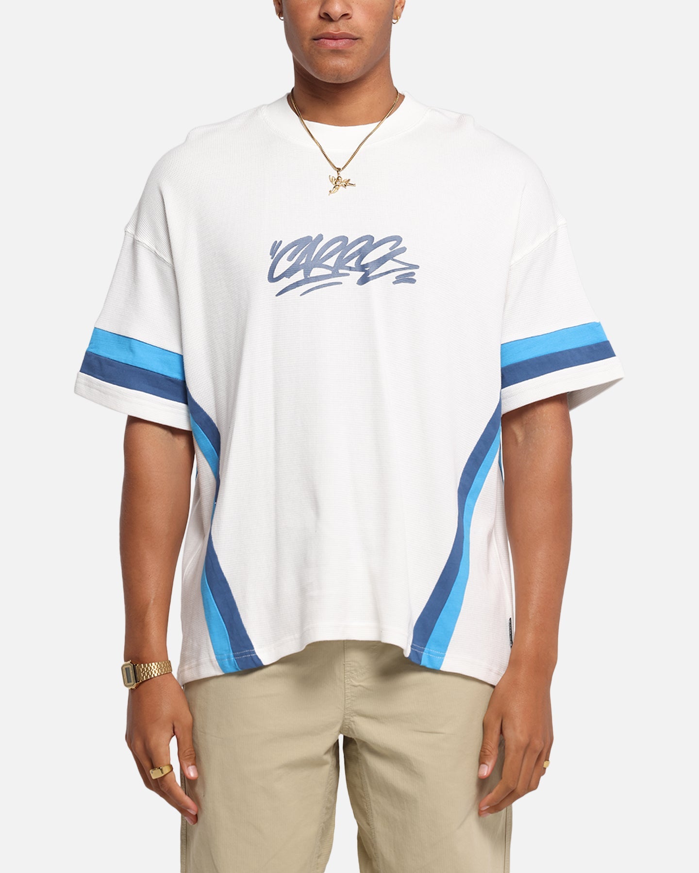 Carre Graffiti Waffle T-Shirt Off White