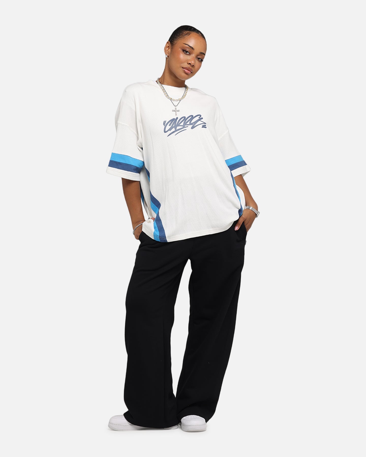 Carre Graffiti Waffle T-Shirt Off White