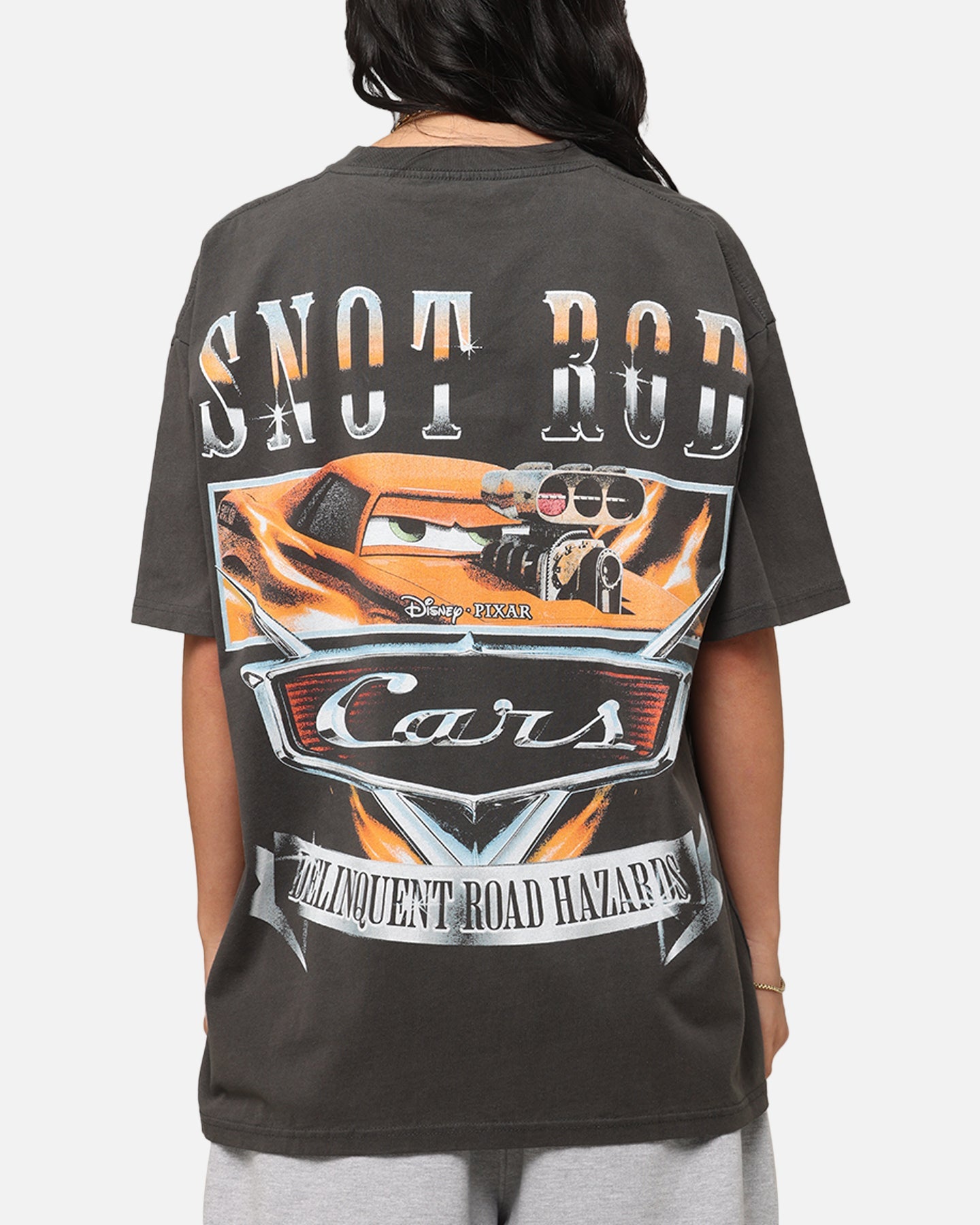 Goat Crew Disney And Pixar Cars Snot Rod Heavy T-Shirt Black Wash