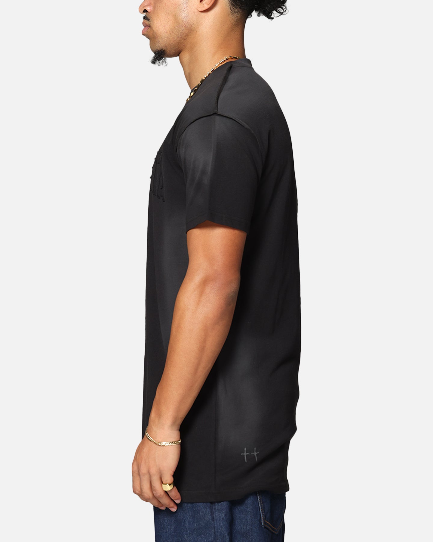 Saint Morta Manticore Lafayette T-Shirt Sunfade Black