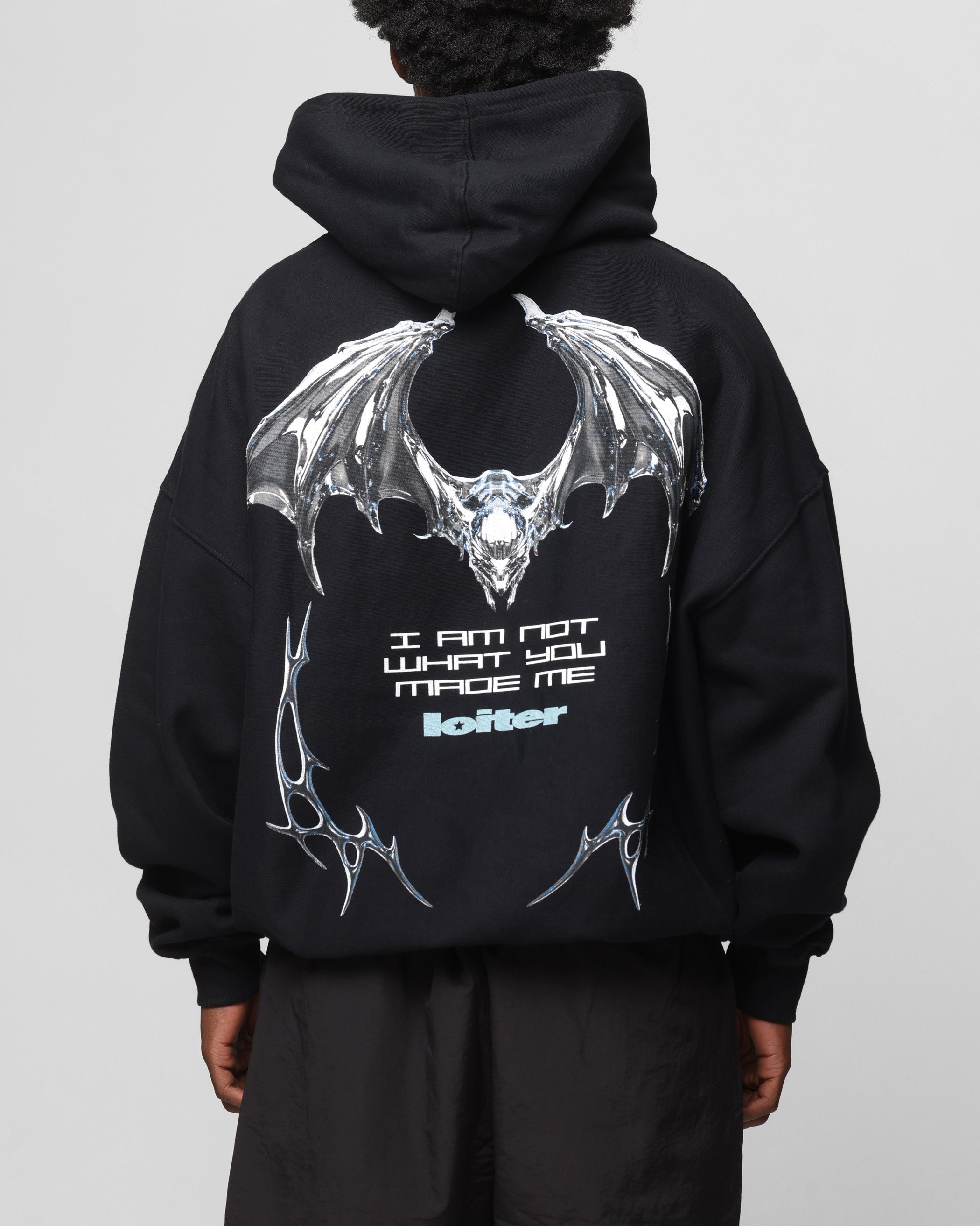 Loiter Chrome Deceiver Hoodie Black