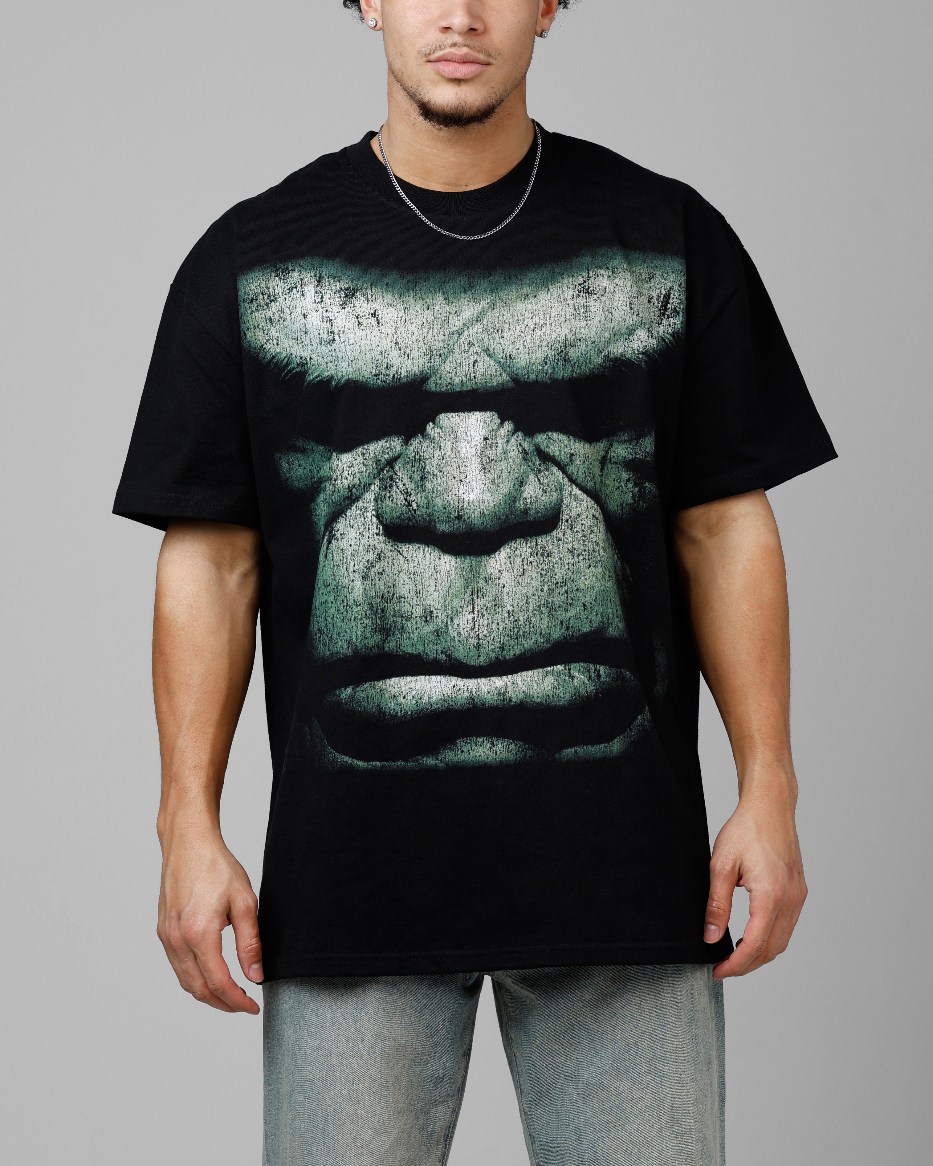Loiter Marvel Hulk Heavyweight T-Shirt Black