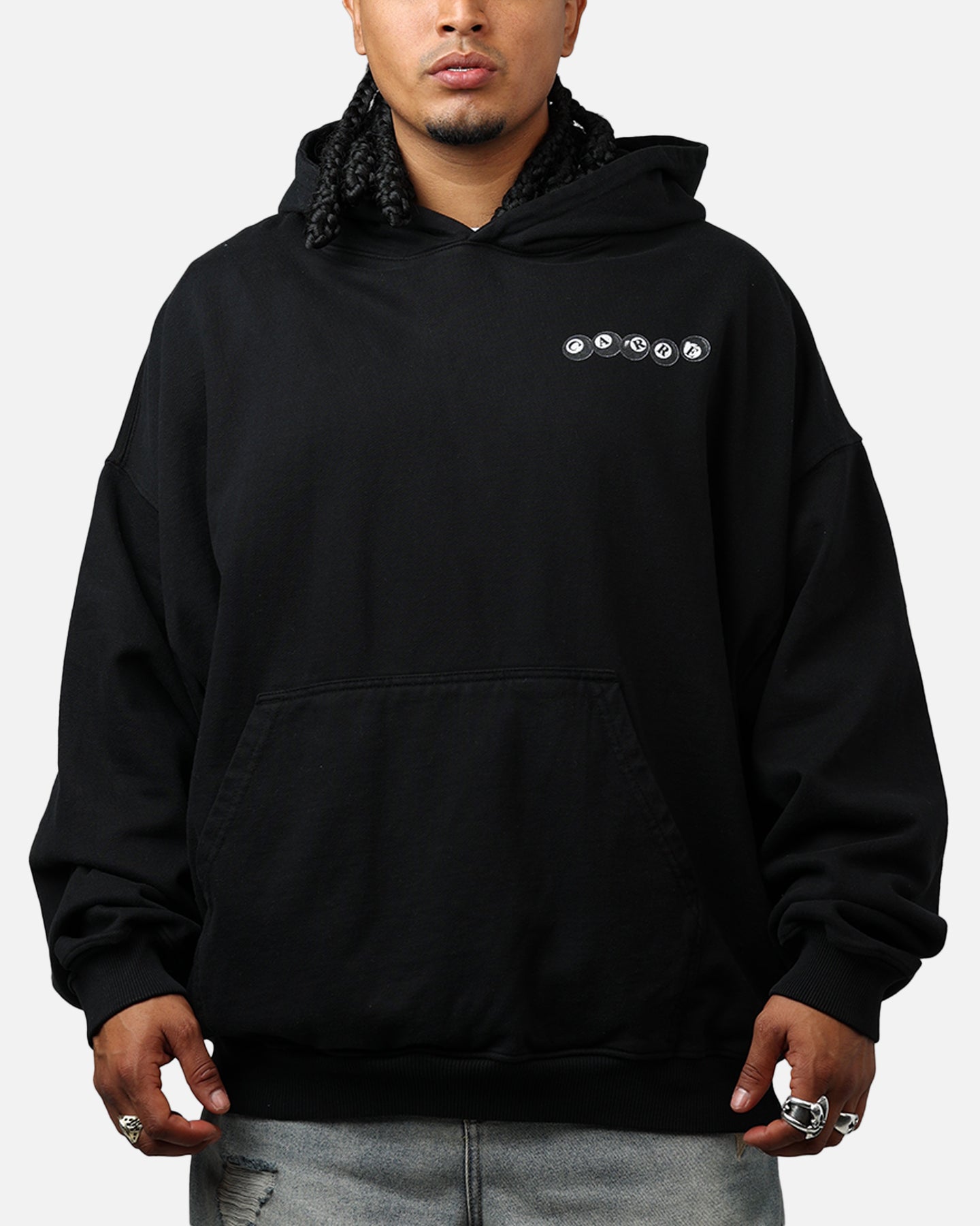 Carre Break Hoodie Black