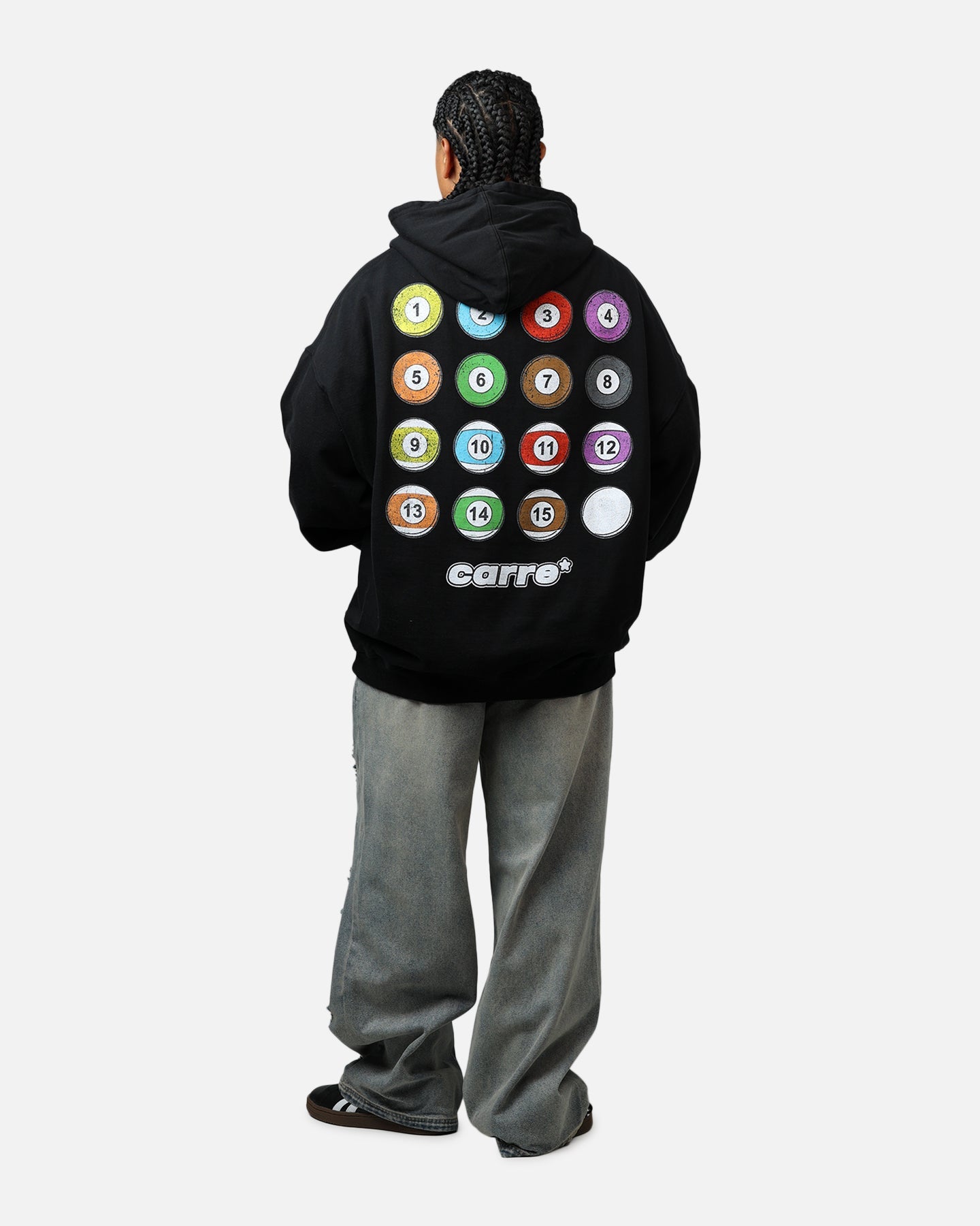 Carre Break Hoodie Black