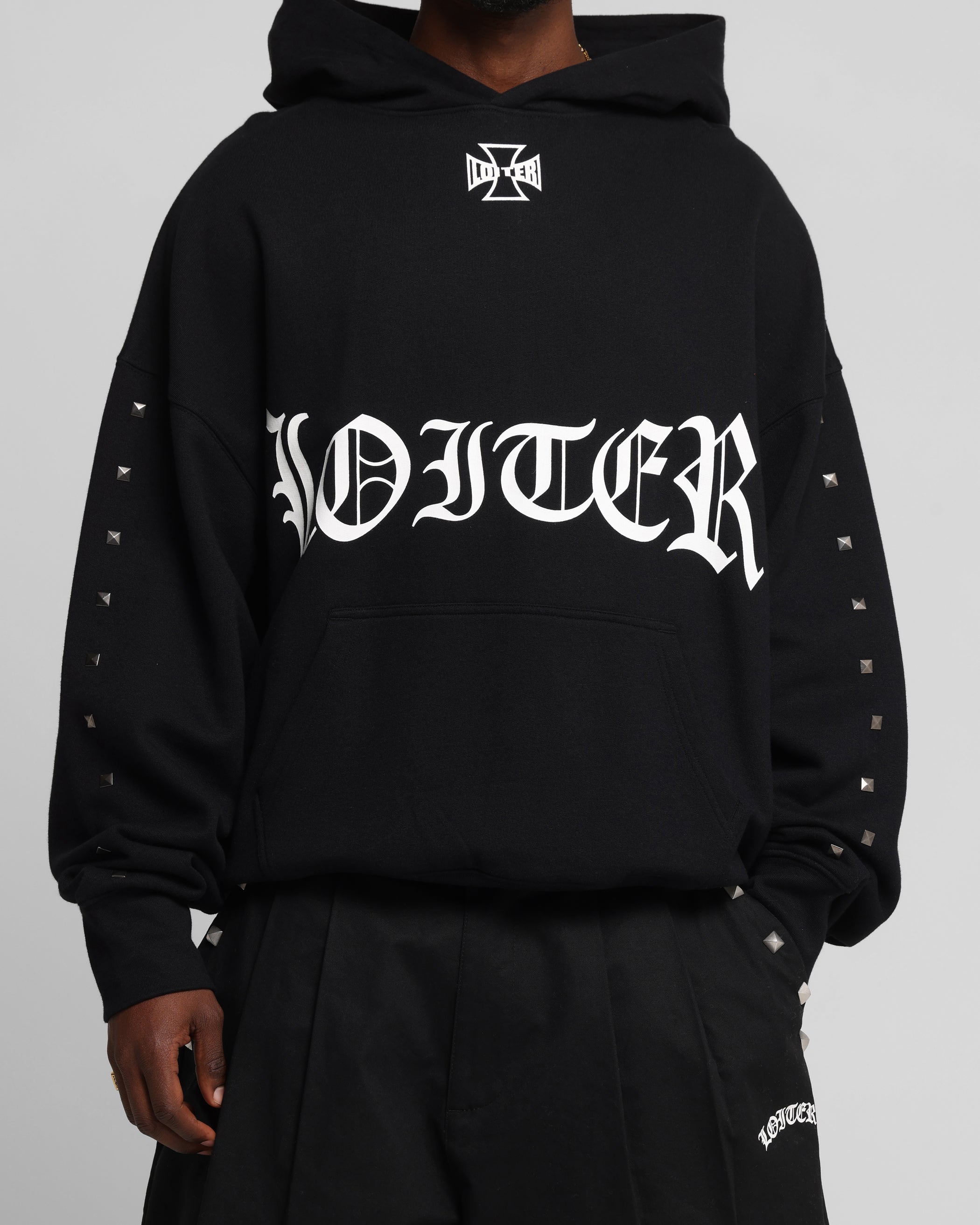 Loiter Bike Hoodie Black