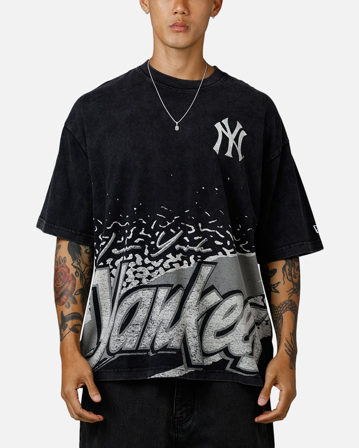 New Era New York Yankees Sport Class T-Shirt Washed Black