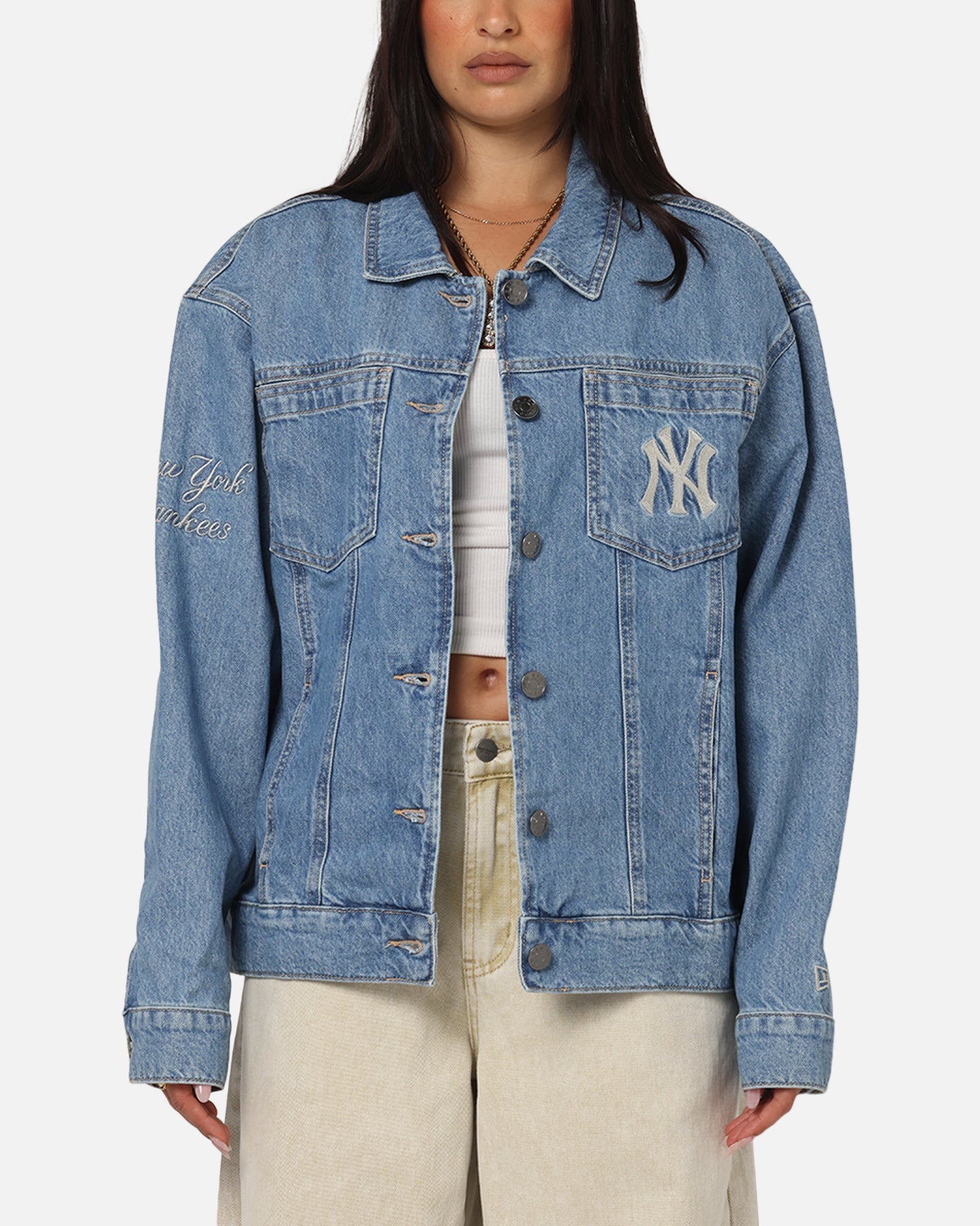 New Era New York Yankees MLB Denim Jacket Denim